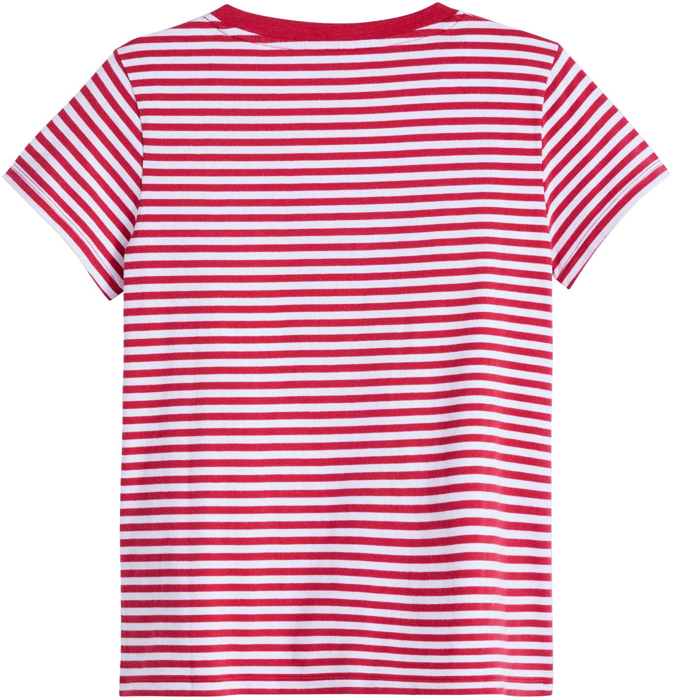Levi's® Shirt met V-hals PERFECT VNECK met mini-batwing-logoborduursel