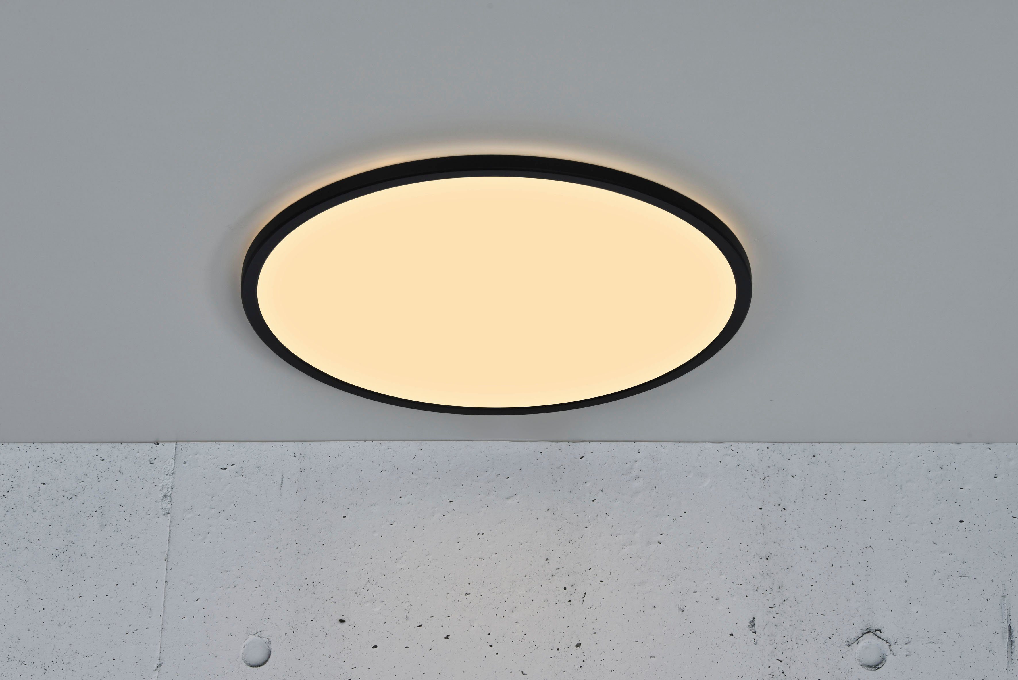 Nordlux Led-plafondlamp Oja Step-Dim dimbaar, ultradunne plafondlamp, toegang tot alle smart-opties (1 stuk)