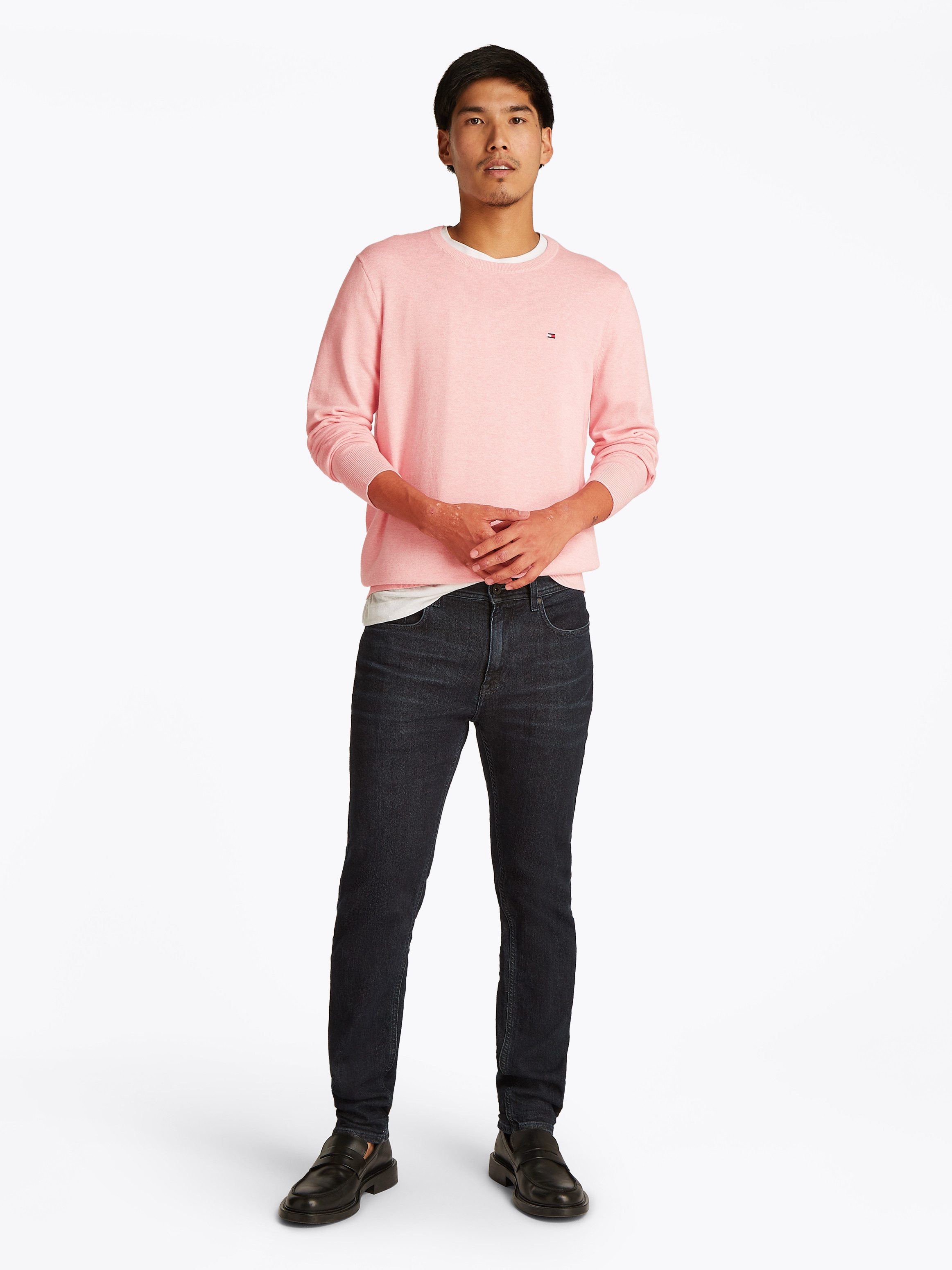 Tommy Hilfiger Trui met ronde hals ESSENTIAL COTTON CREW NECK