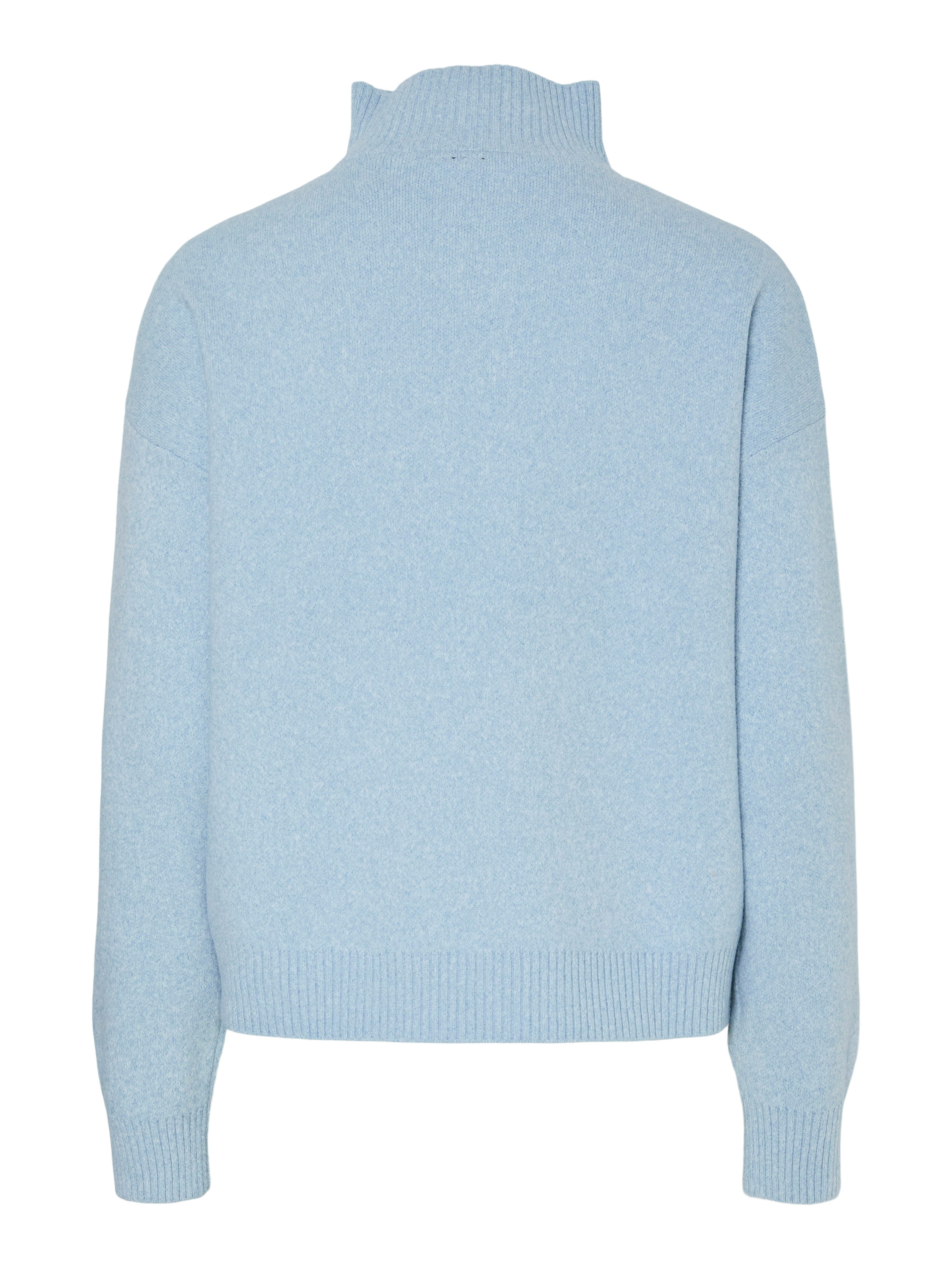pieces Schipperstrui PCOREE LS HALF ZIP KNIT PWP BC