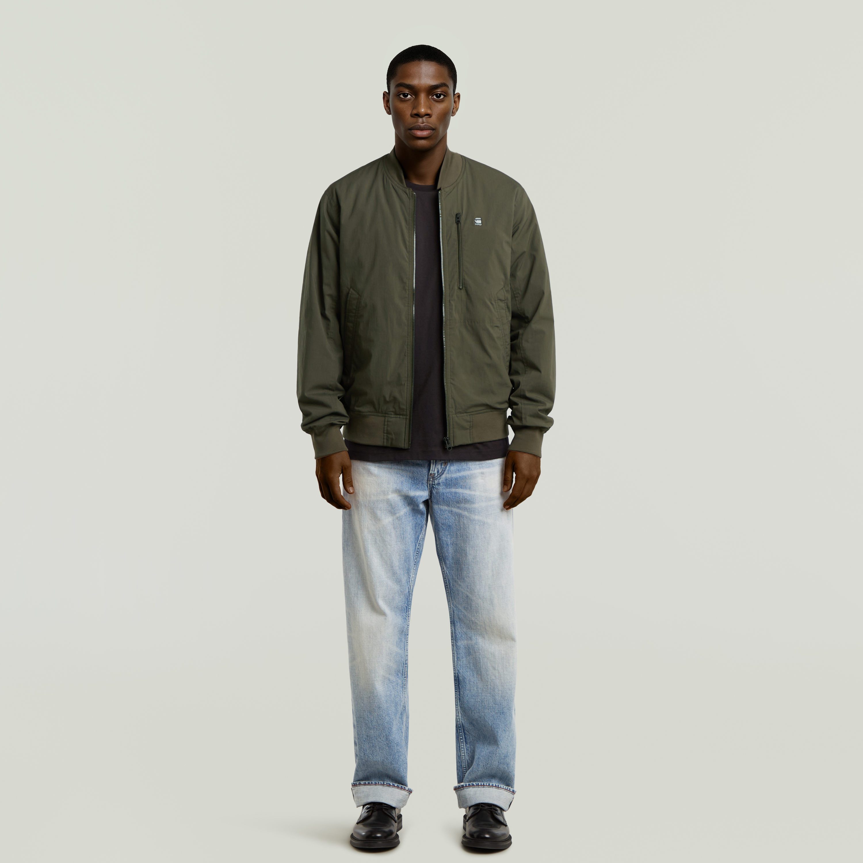 G-Star RAW Bomberjack Tech Bomber met doorgestikte voering