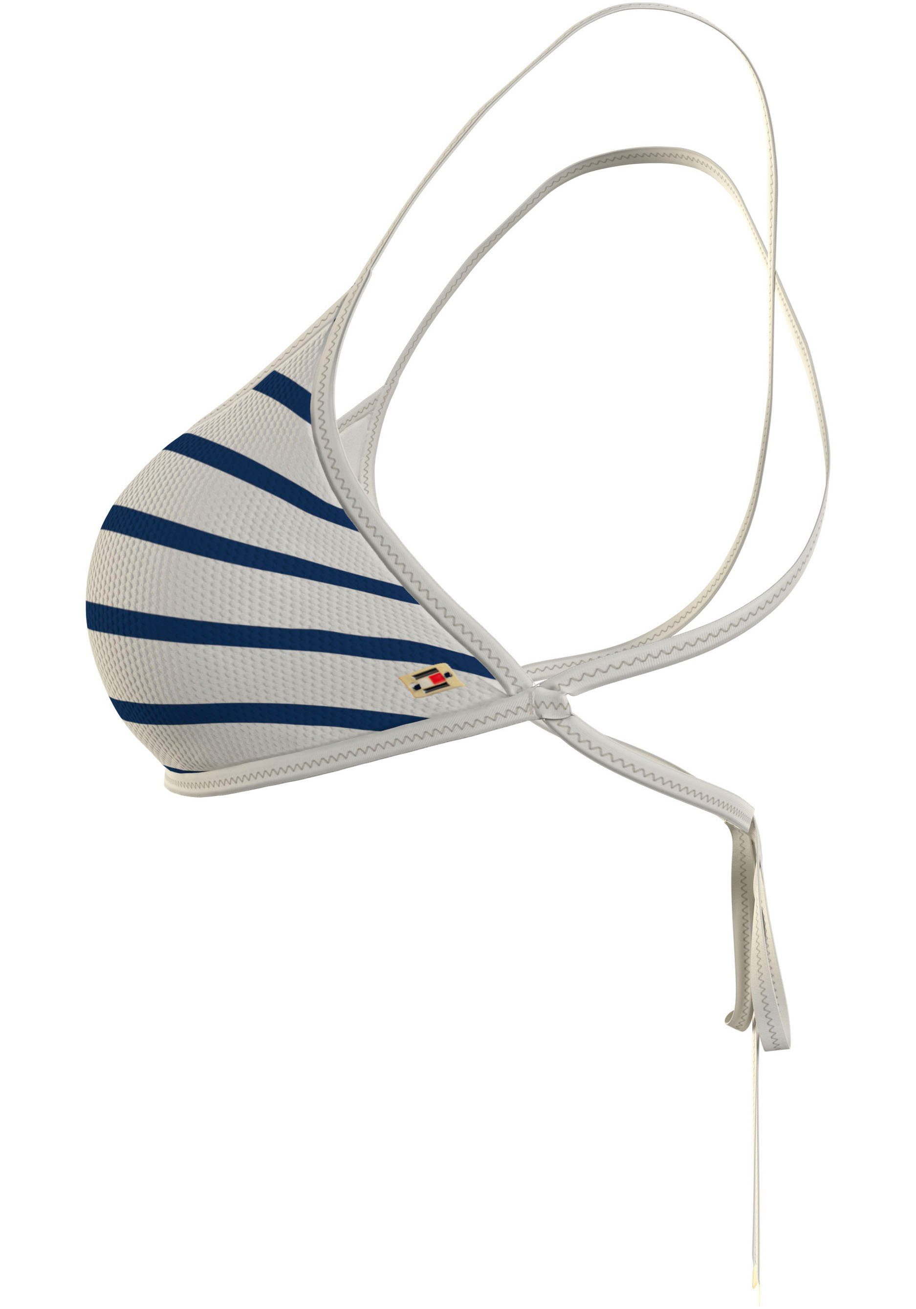 Tommy Hilfiger Swimwear Bustierbikinitop BRALETTE PIQUE met gestreept patroon