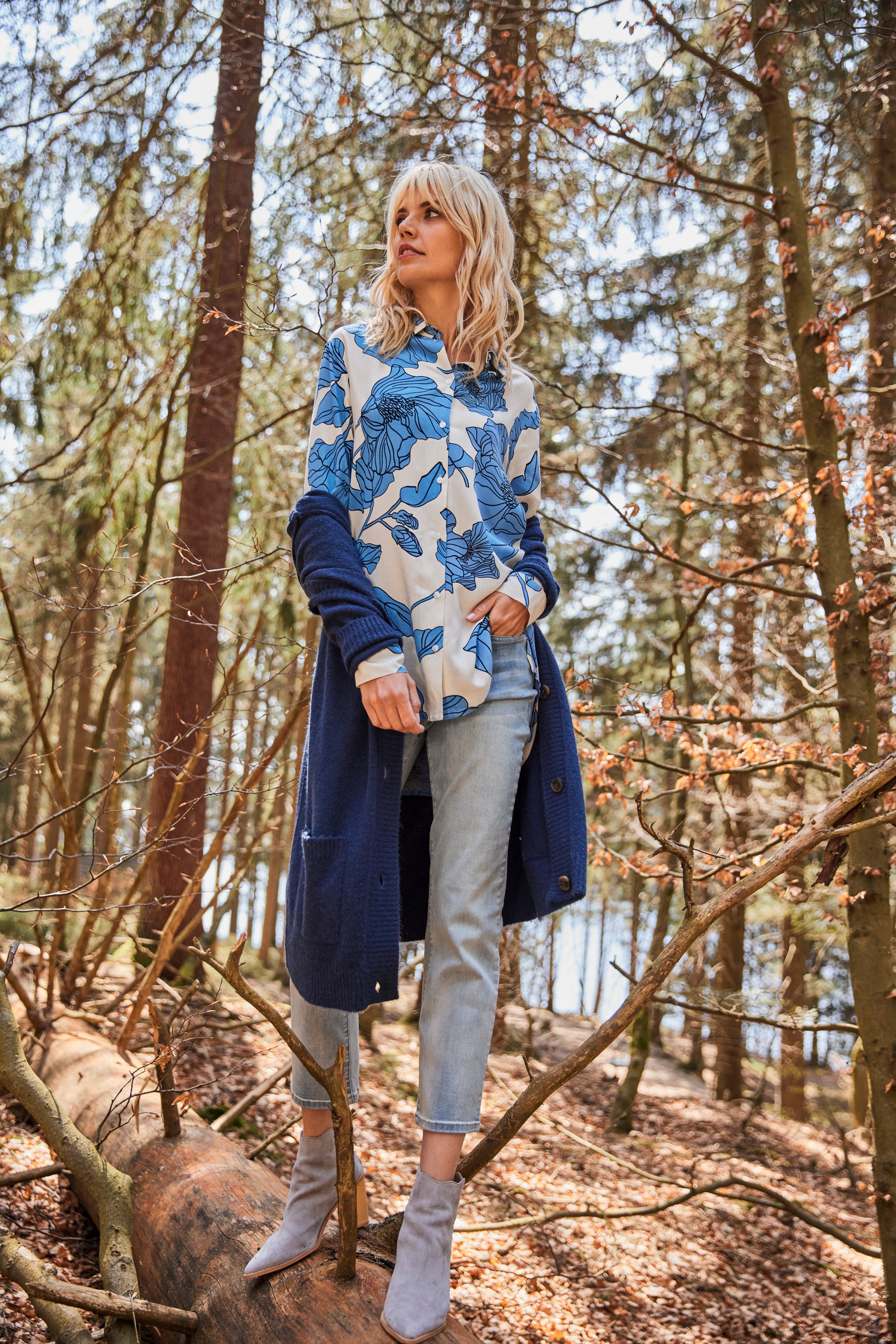 Aniston SELECTED Lang vest met opgestikte zakken