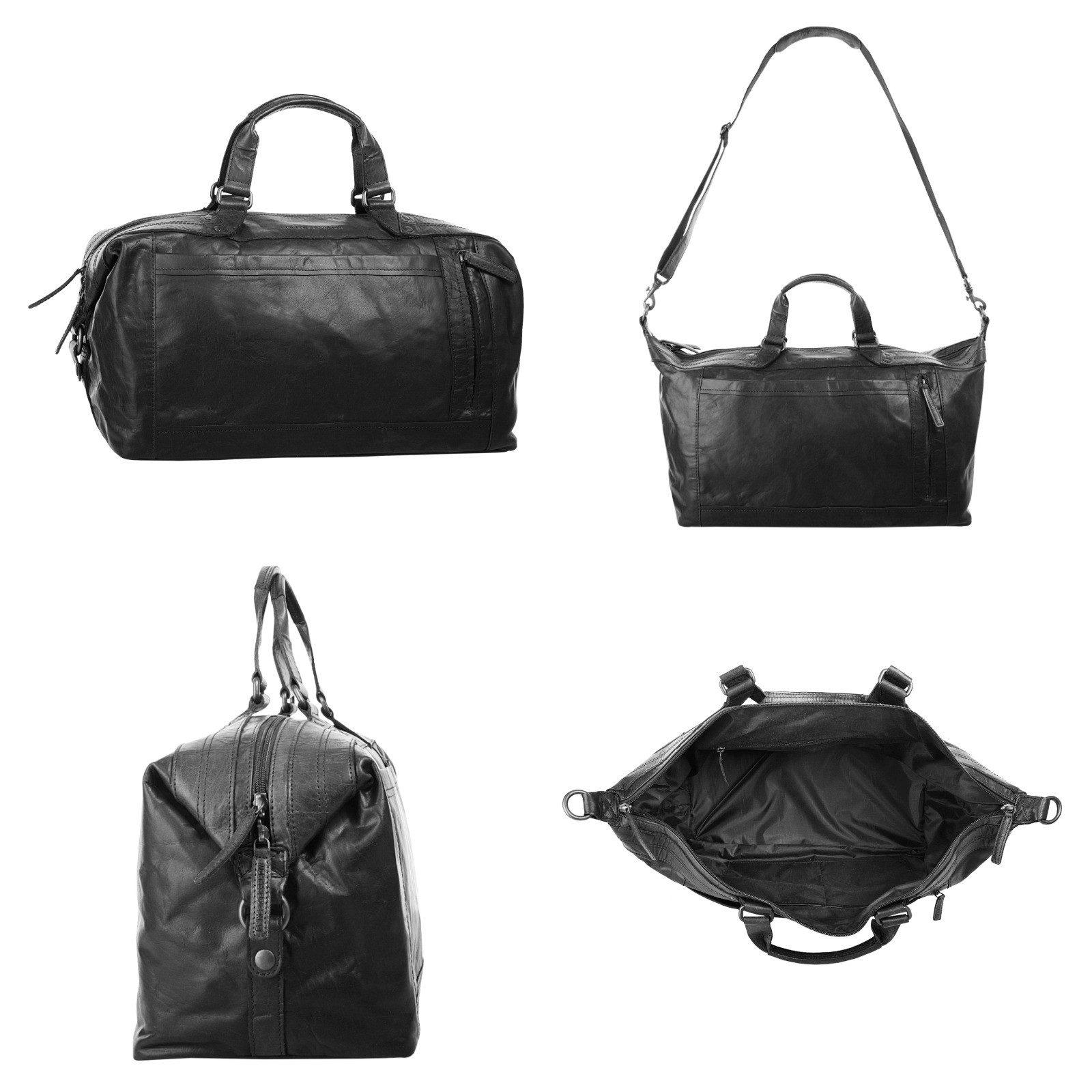 Spikes & Sparrow Reistas echt leder