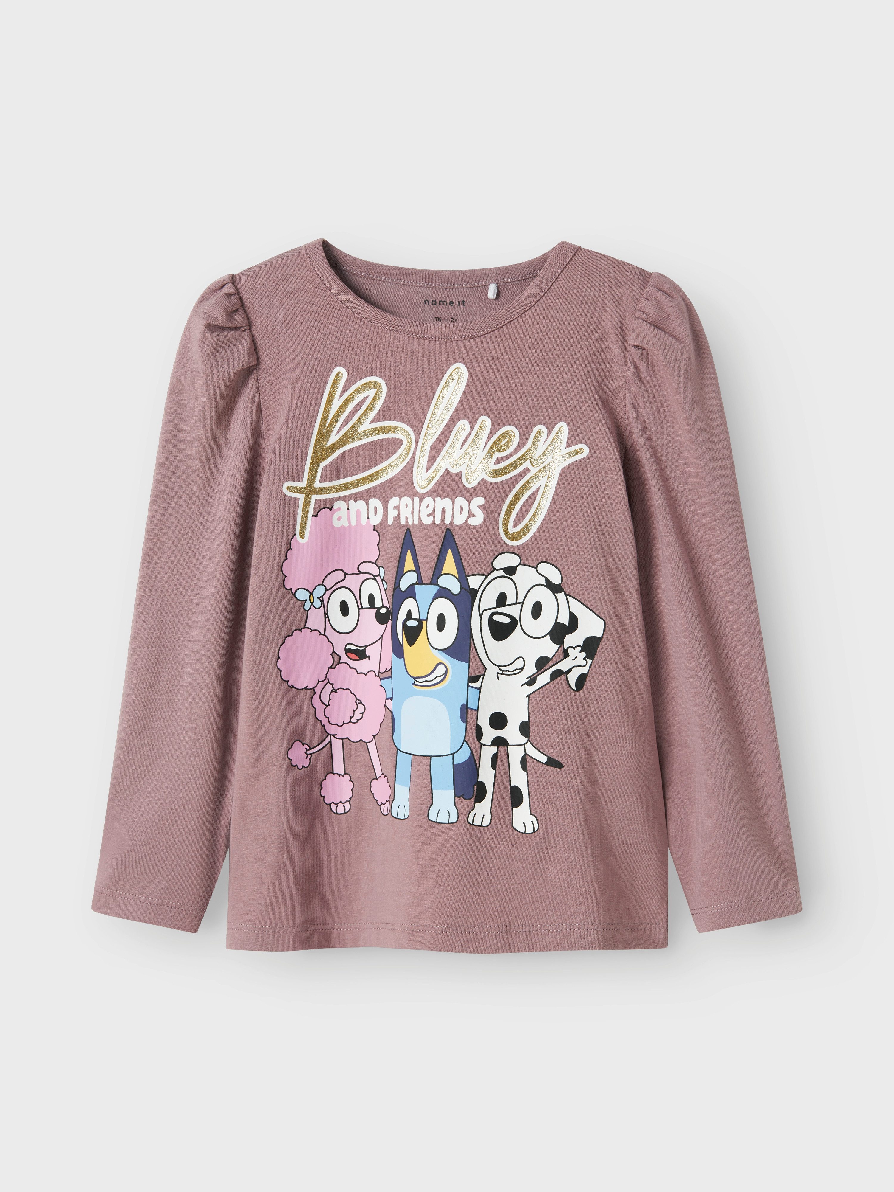 Name It Shirt met lange mouwen NMFARIA BLUEY LS TOP NOOS SKY