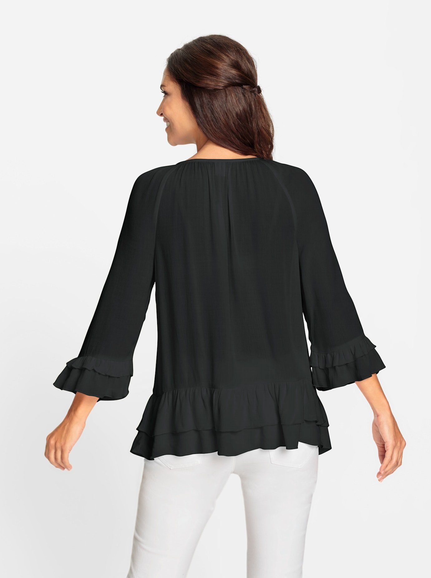 Classic Inspirationen Gekreukte blouse