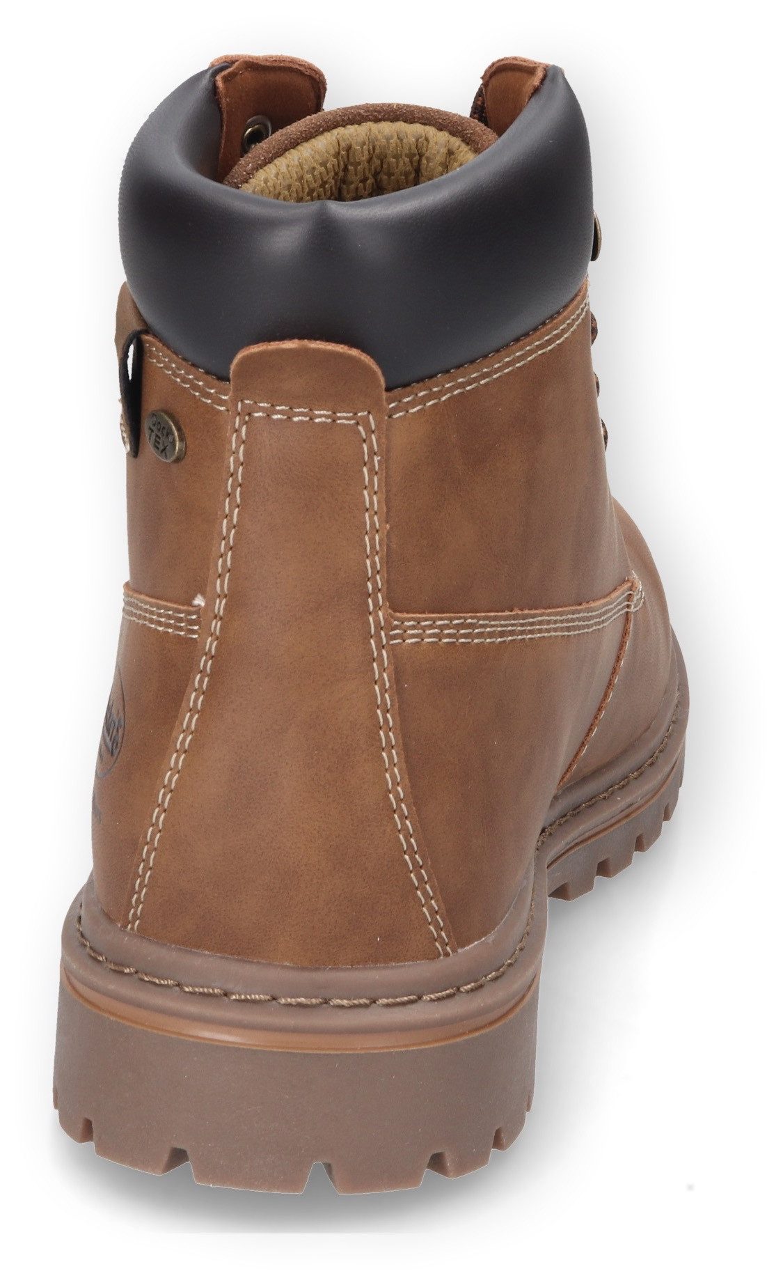 Dockers by Gerli Veterlaarzen Worker boots, wandelschoenen, veterschoenen met blokhak