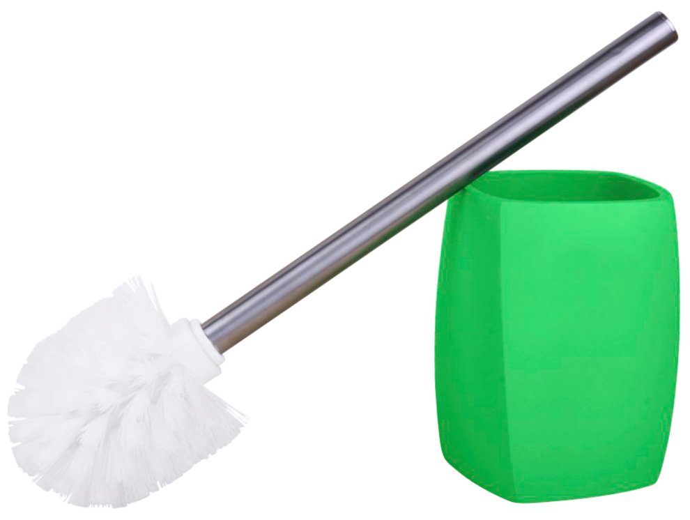 Sanilo Set badkameraccessoires Wave Green bestaand uit zeepdispenser en toiletborstel, mat (combi-set, 2-delig)