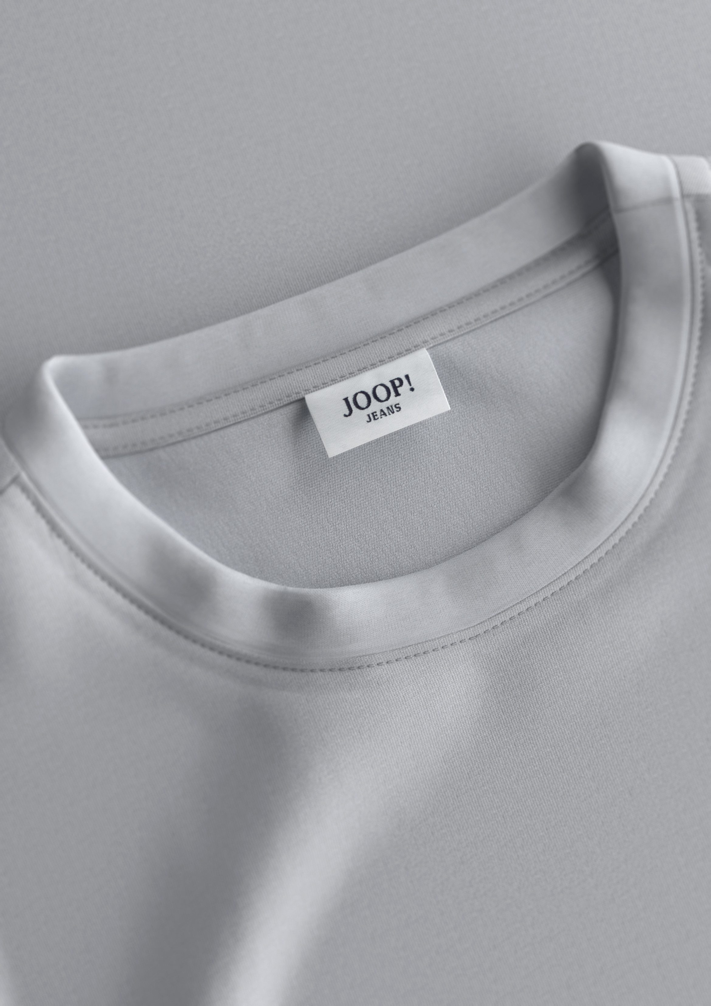 Joop Jeans Shirt met korte mouwen Alphis Met ton-in-ton logo-print