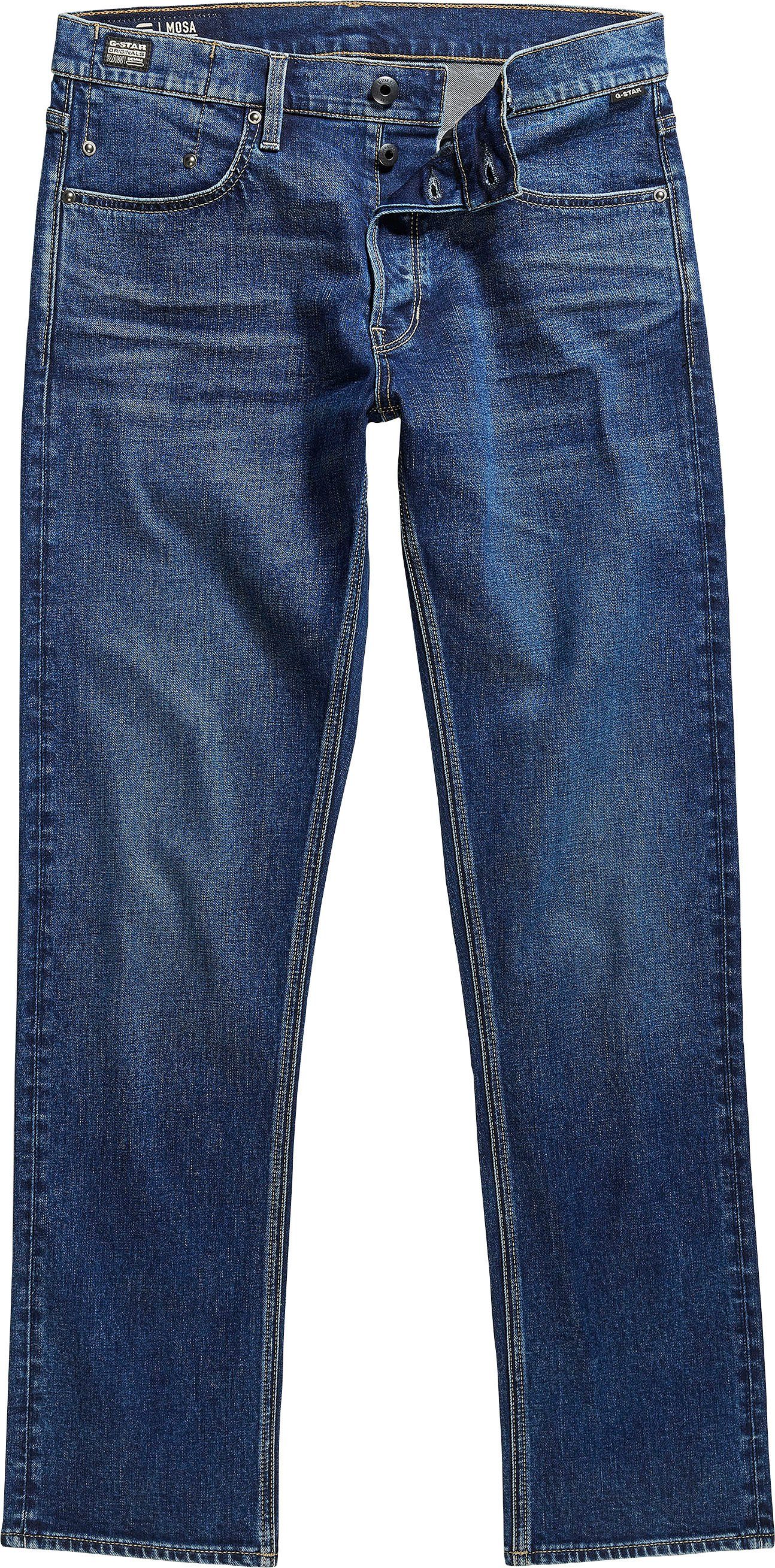 G-Star RAW Straight jeans Mosa Straight met lichte naden