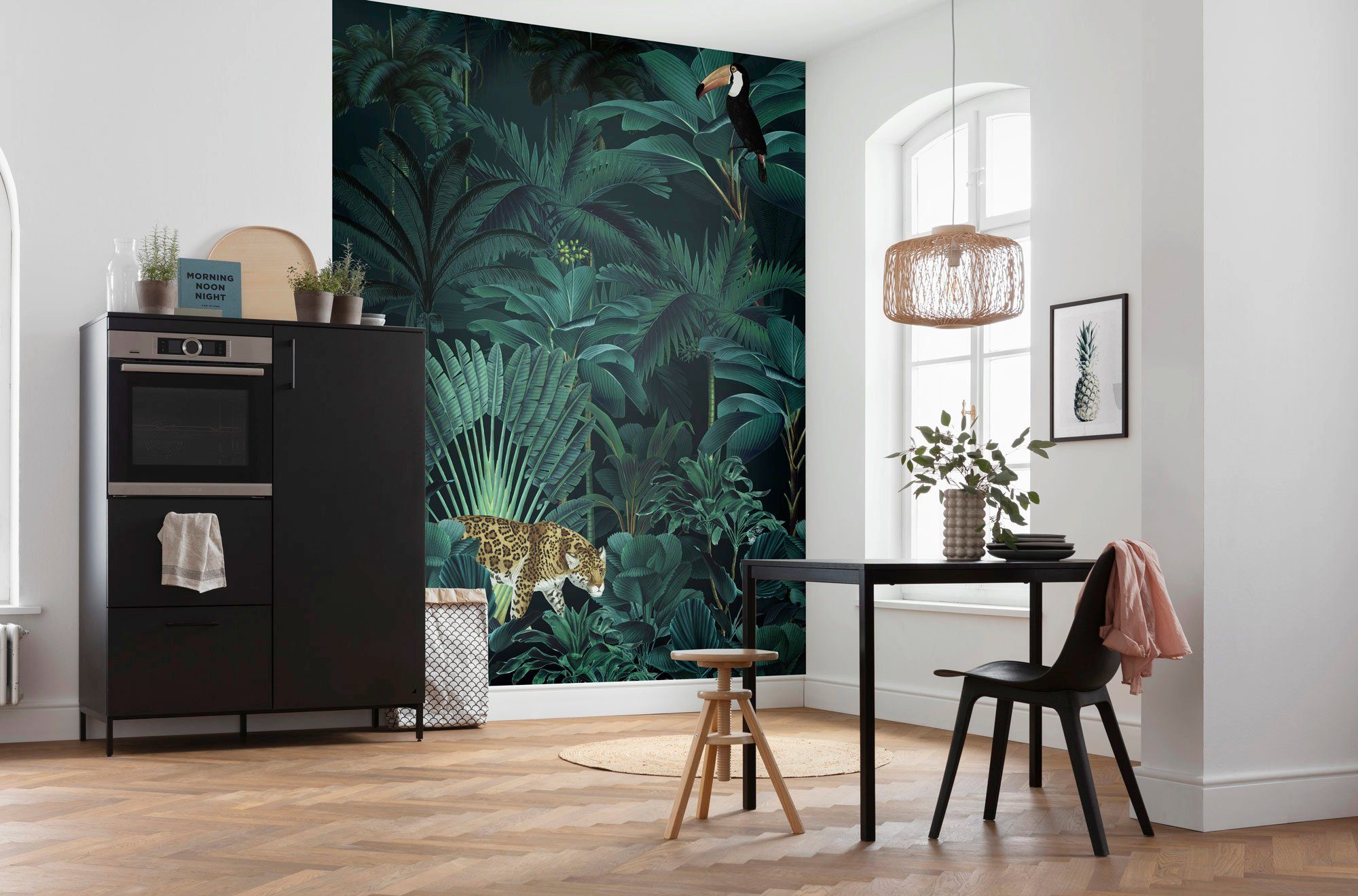 Komar Vliesbehang Digitale print vlies - Jungle Night - Afmeting 200 x 250 cm