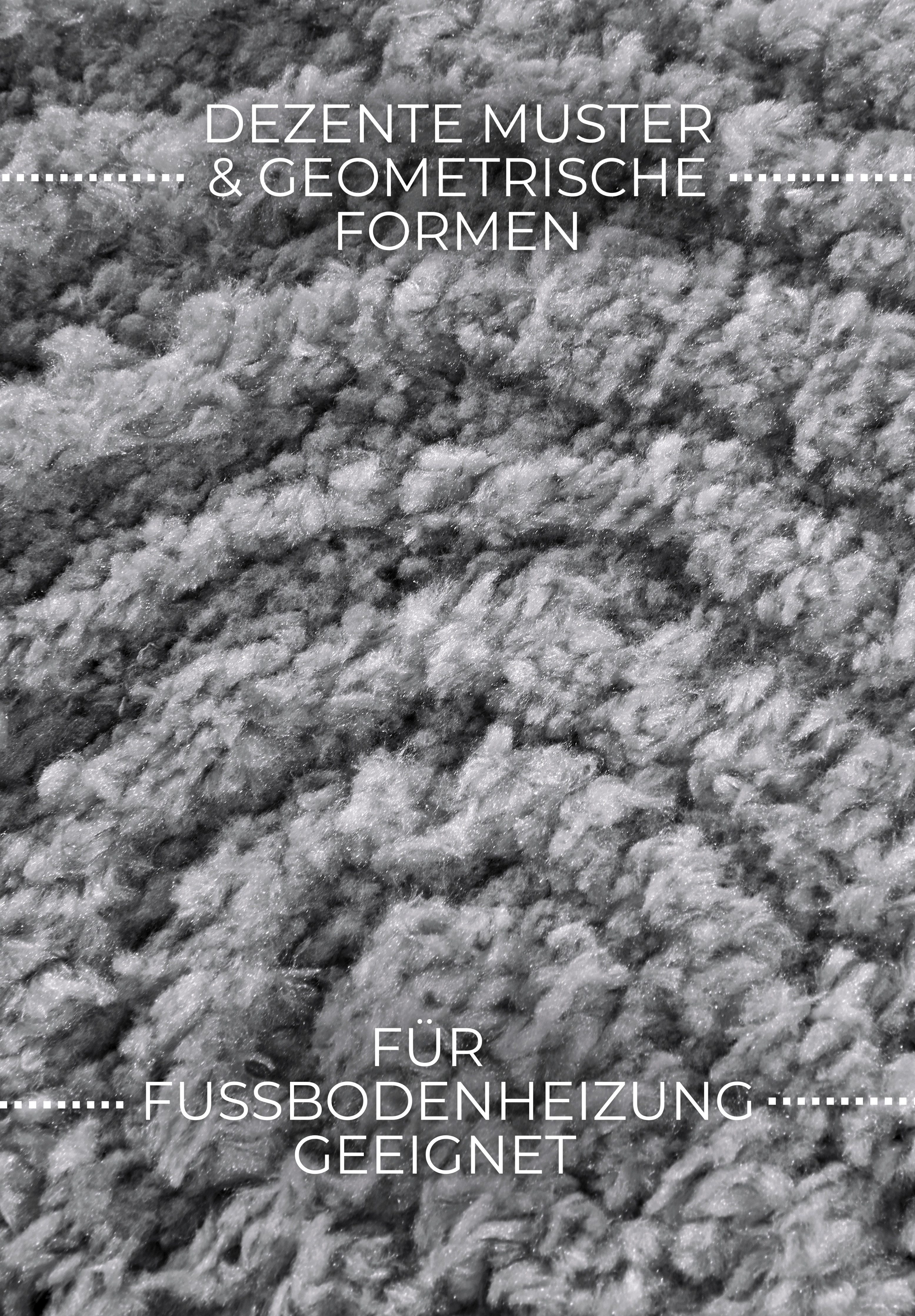 ELLE DECORATION Design-vloerkleed Chappe Shaggy, loper, pluizig, zacht, hoogpolig, modern, hoog-laag effect