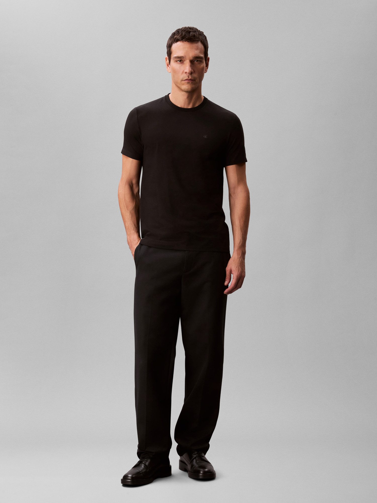 Calvin Klein T-shirt SS STRETCH COTTON SLIM TEE 2PK (set, 2-delig)