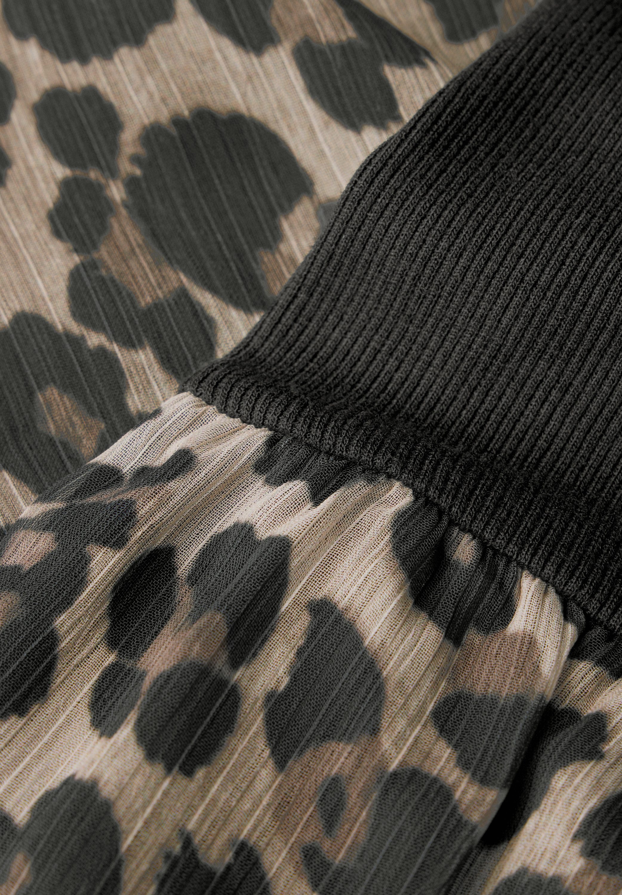STREET ONE Midi-jurk met animal-print