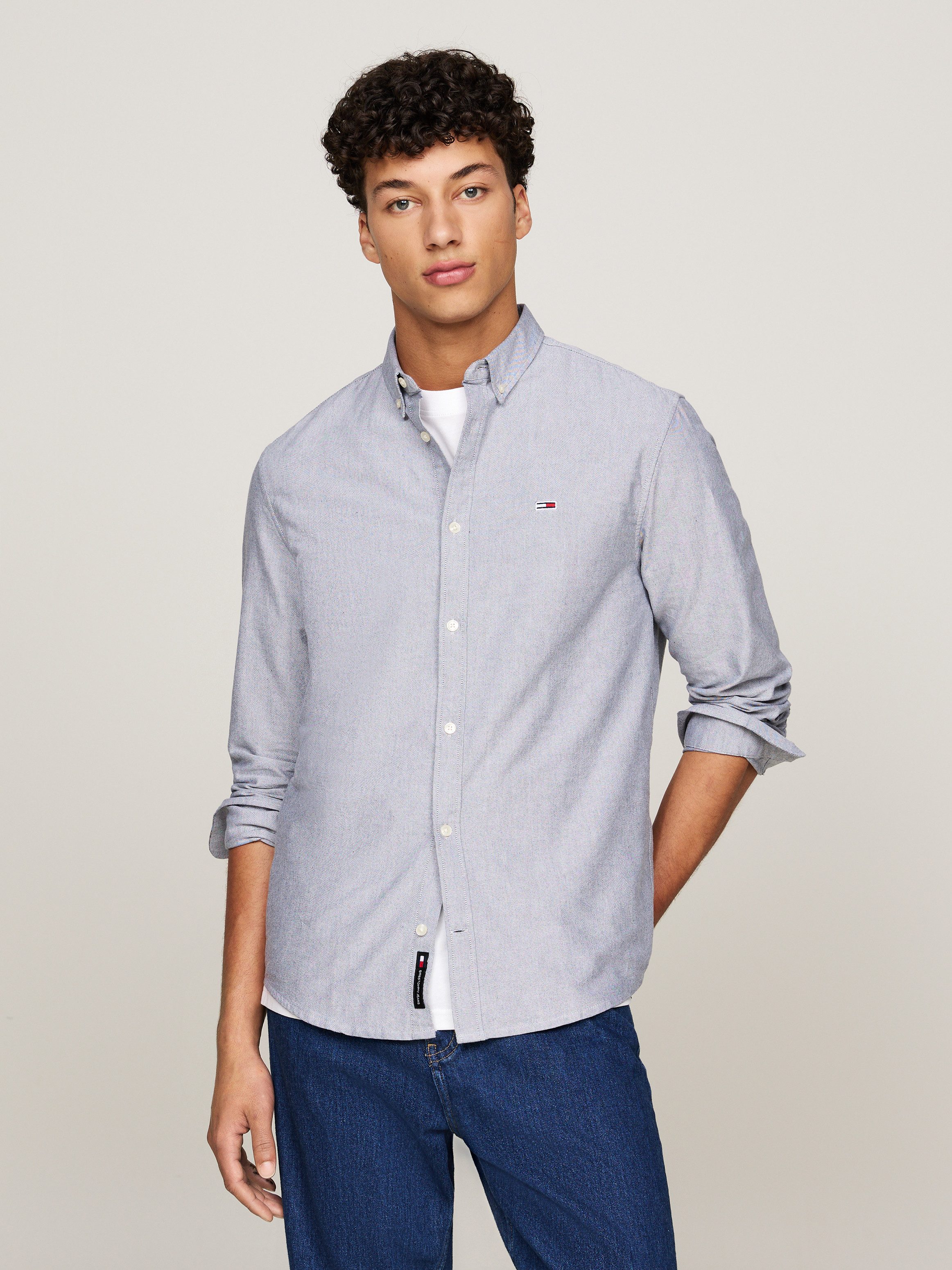 TOMMY JEANS Overhemd met lange mouwen TJM ENTRY REG OXFORD SHIRT