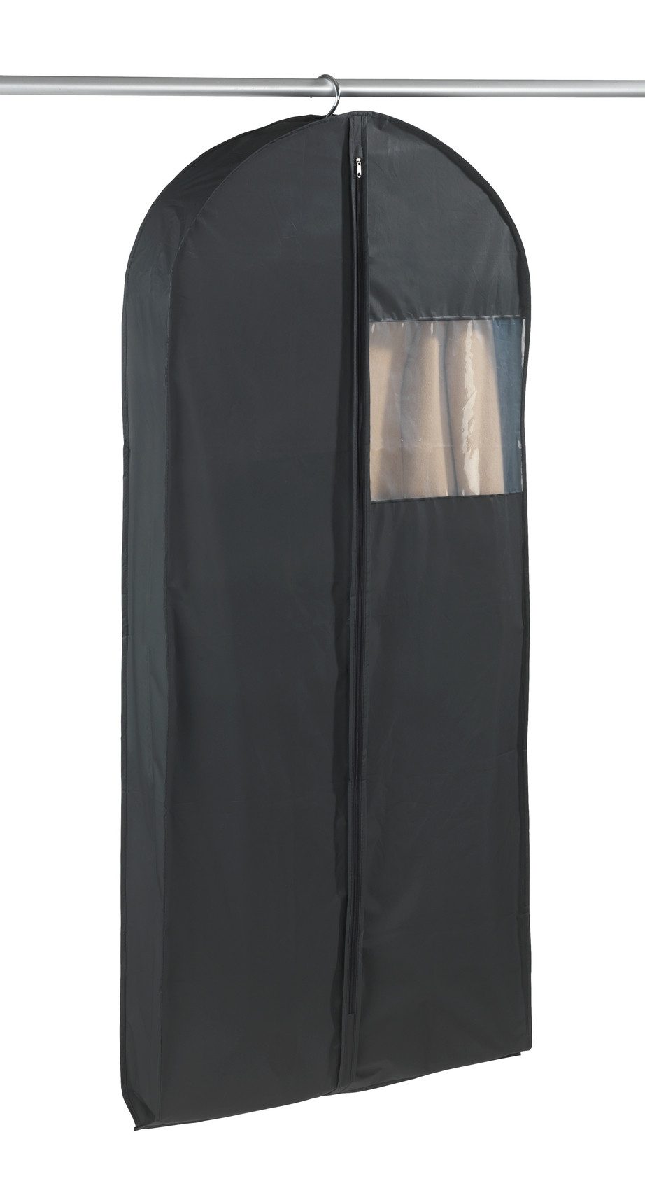 WENKO Kledinghoes Modell Deep Black 3 maten als set, afwasbare plastic folie (set, 3 stuks)