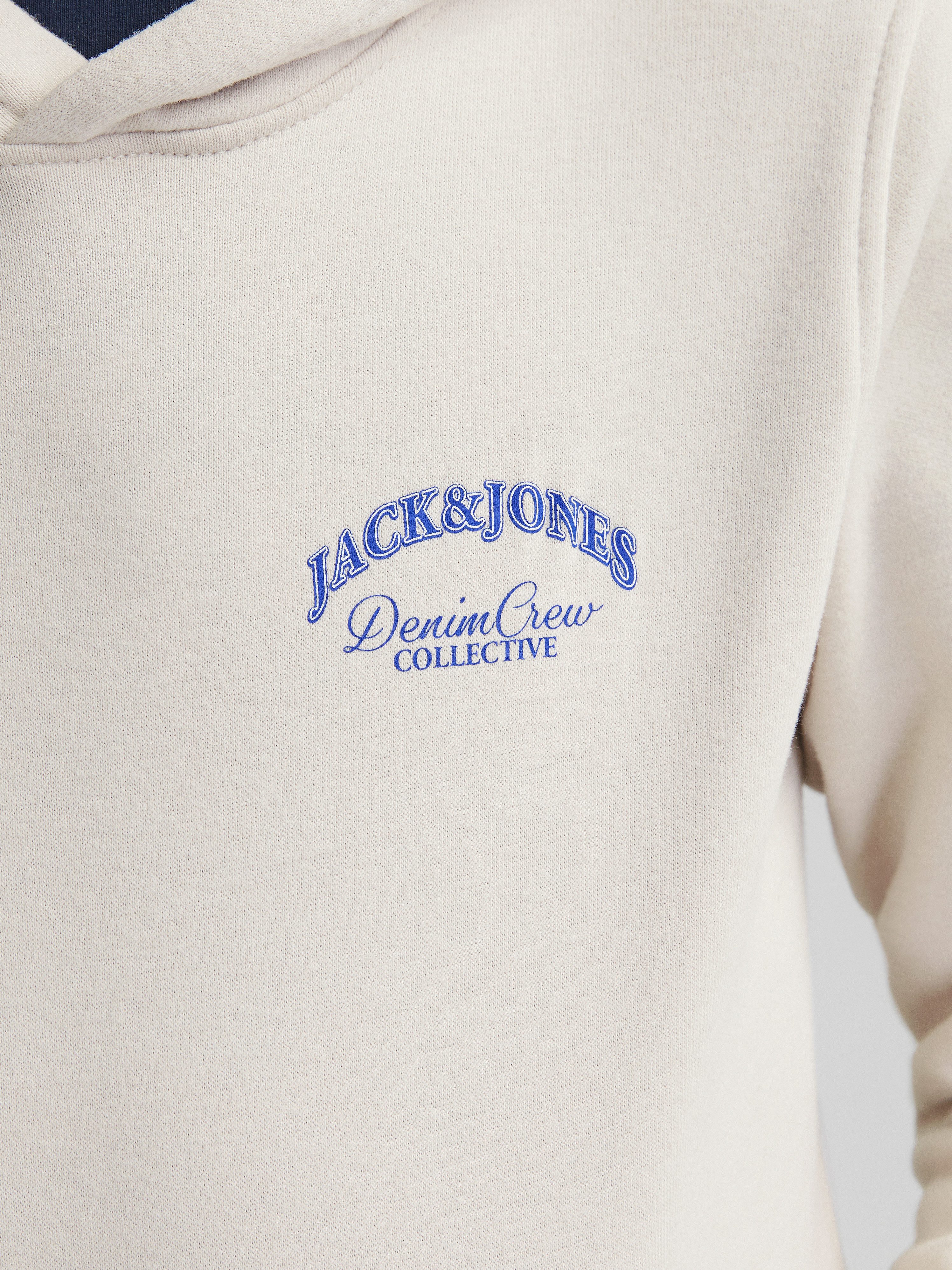 Jack & Jones Junior Hoodie JJEBRANDES BACKP RELAXED SWEAT H SN JNR