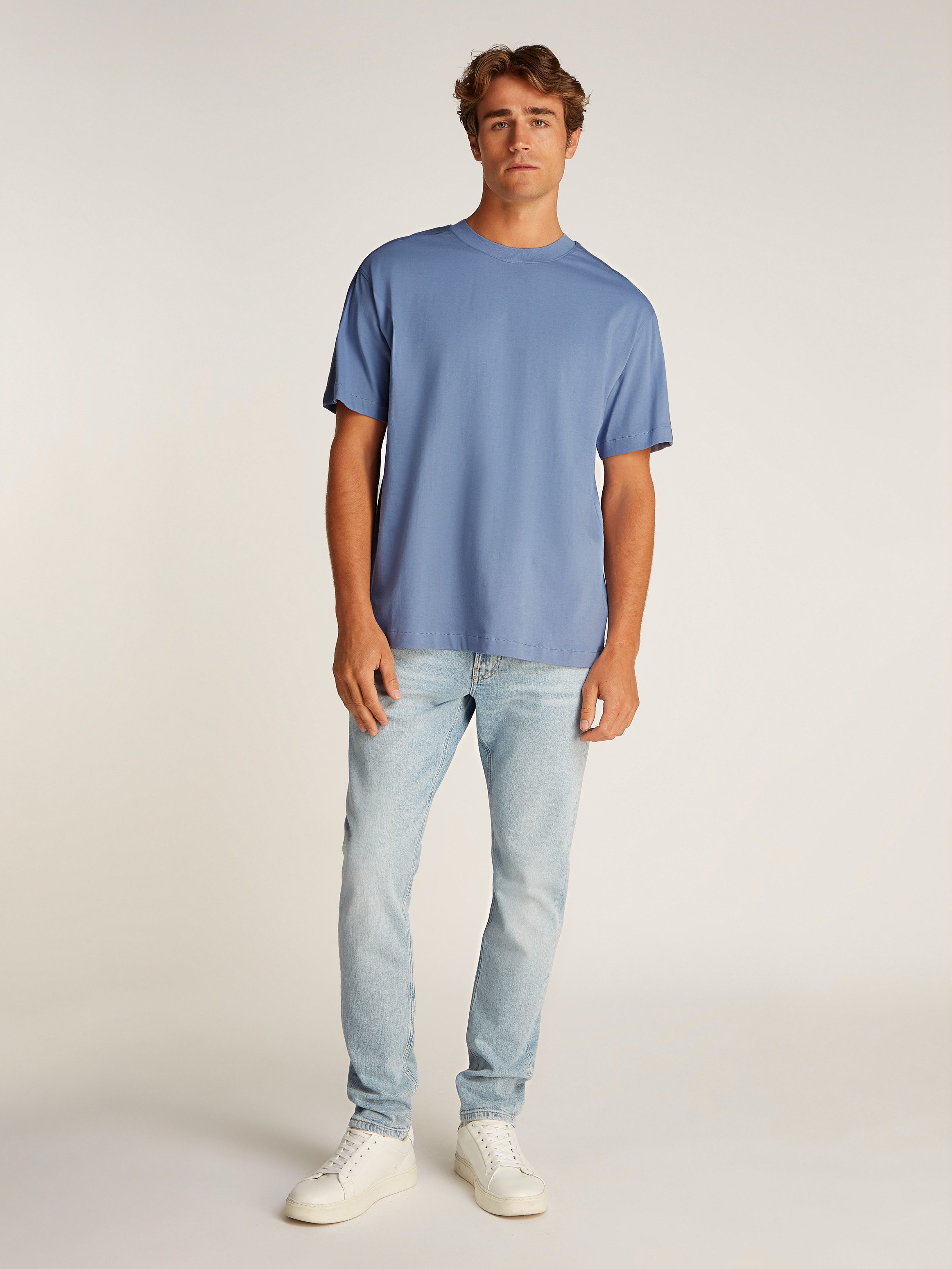 Calvin Klein T-shirt LOGO TAPE TEE met logo-band aan de mouwen