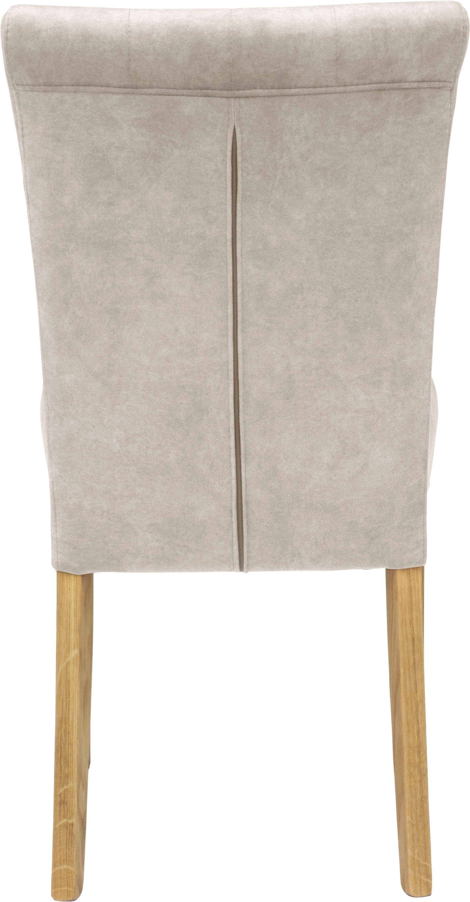 Home affaire Stoel Queen Eetkamerstoel met capitonnage, set van 2, 4 of 6