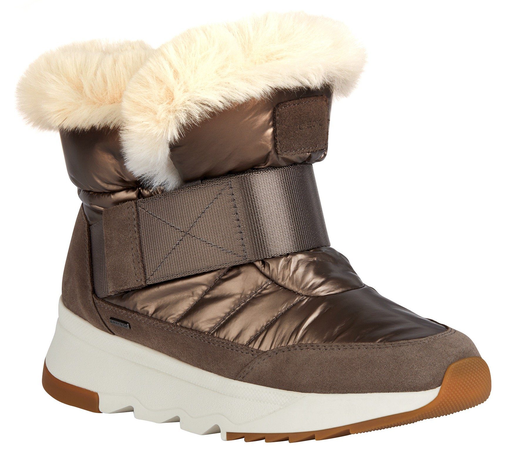Geox Winterlaarzen D FALENA B ABX , snow, winter, sleehak, instapschoen in tex-uitvoering