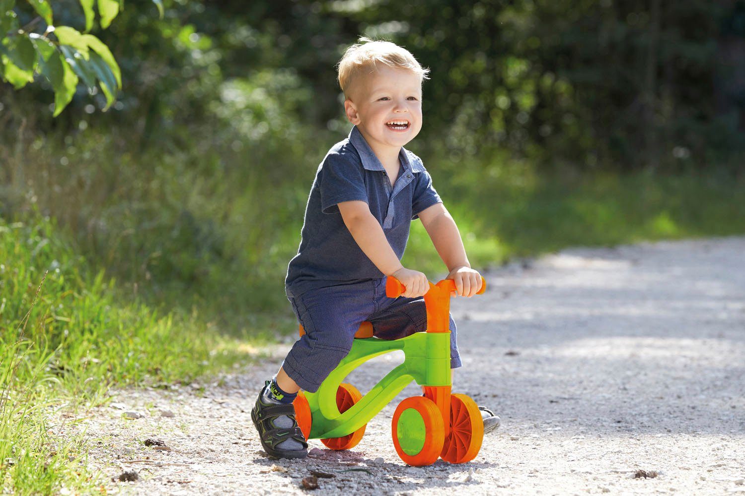 Lena® Kindervoertuig lerenlopenhulp My First Scooter Eco