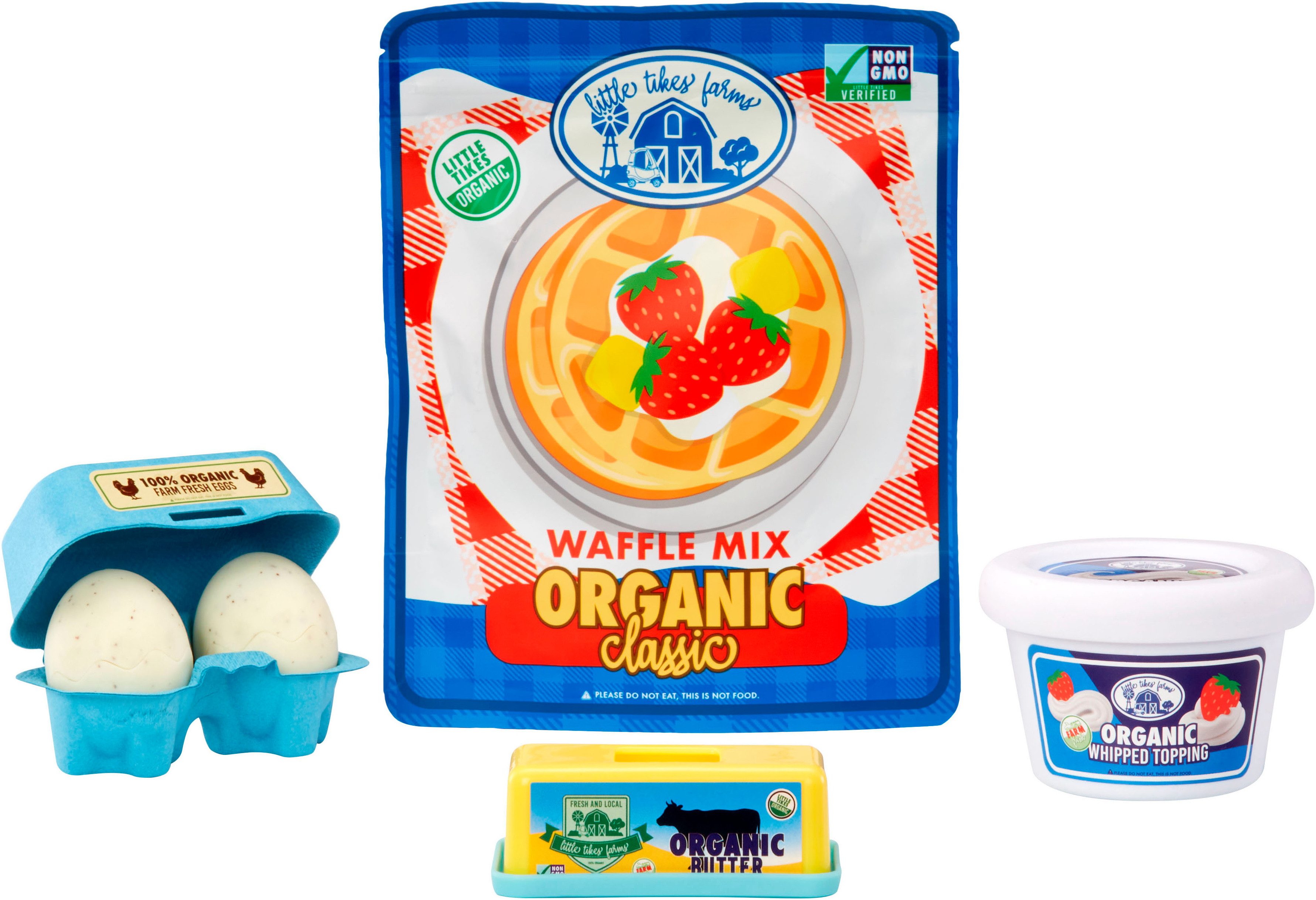 Little Tikes® Speelgoed-levensmiddelen Creative Chefs Waffles Kit (18-delig)