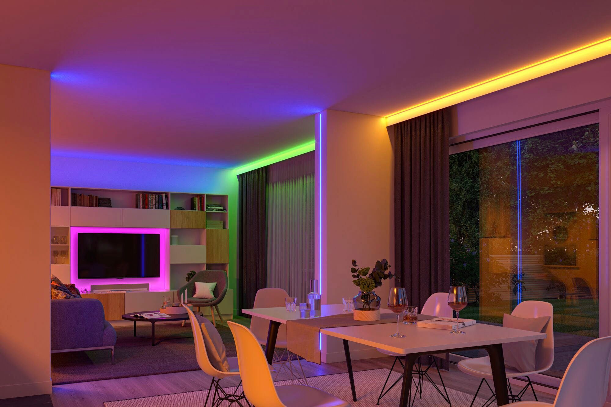 Paulmann Led-strepen SimpLED Stripe Set 5m 230/12V DC Wit Metaal Kunststof