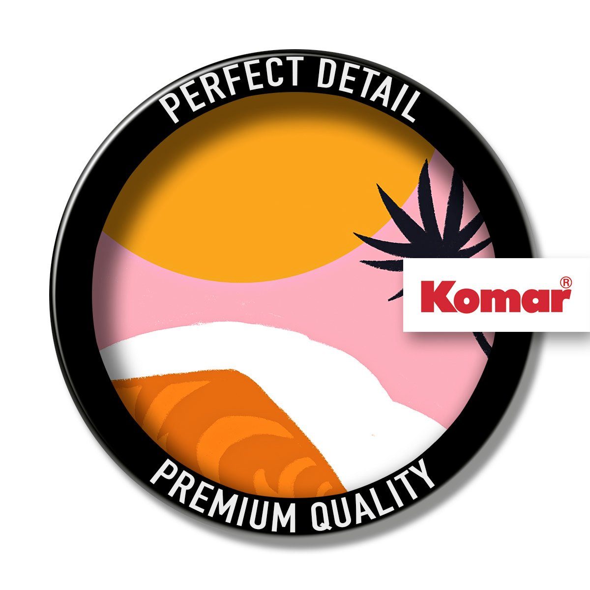 Komar Artprint op linnen Island Hopping - Afmeting 30 x 40 cm (1 stuk)