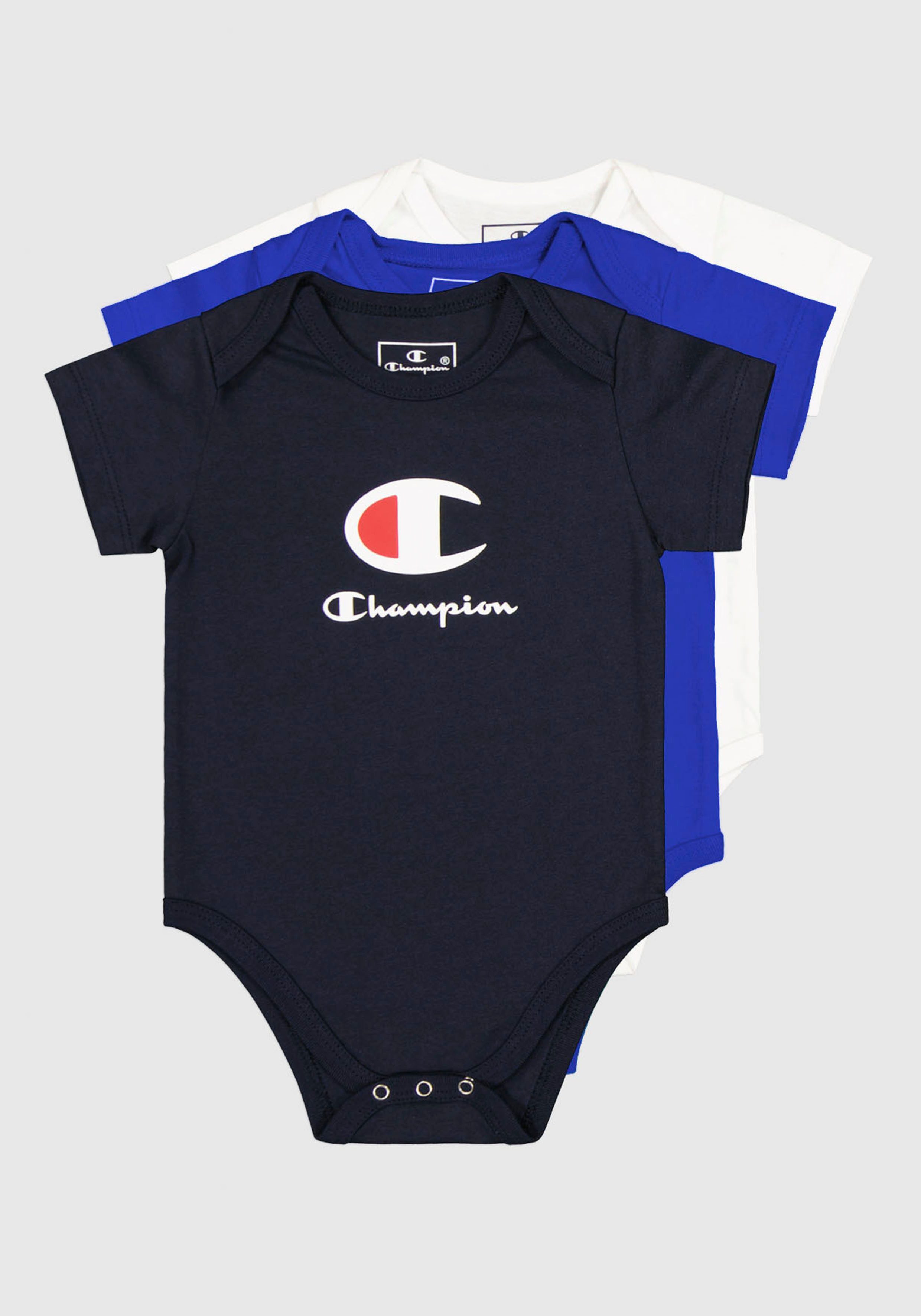 Champion Shirt met lange mouwen 3PK SHORTSLEEVE BODYSUITS (3-delig, Set)