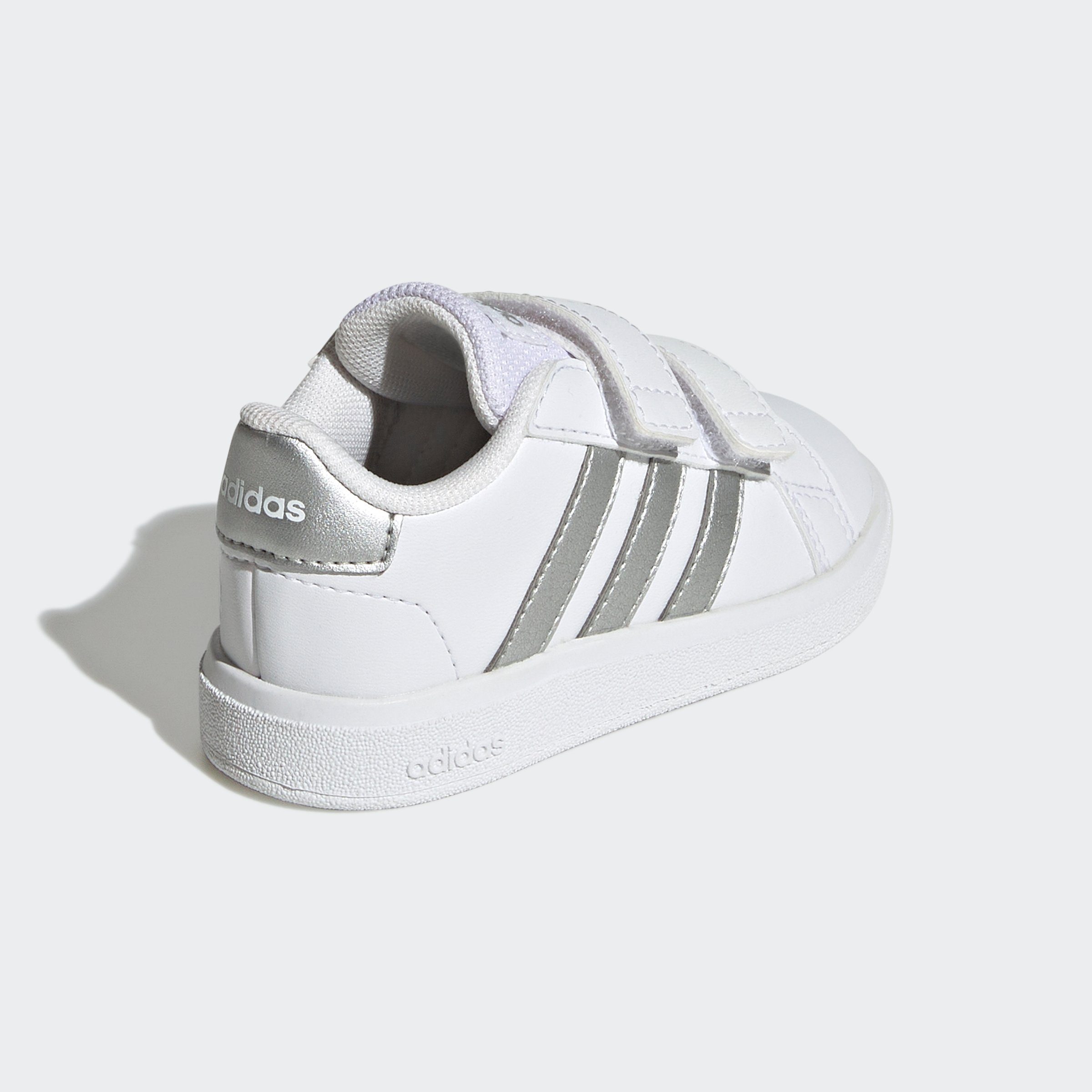 adidas Sportswear Sneakers GRAND COURT LIFESTYLE HOOK AND LOOP voor kinderen, ontwerp geïnspireerd door de adidas superstar
