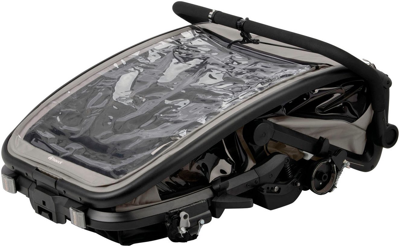 Hauck Kinderen fiets aanhanger Bike N Walk Duo voor 2 kinderen, incl. dissel
