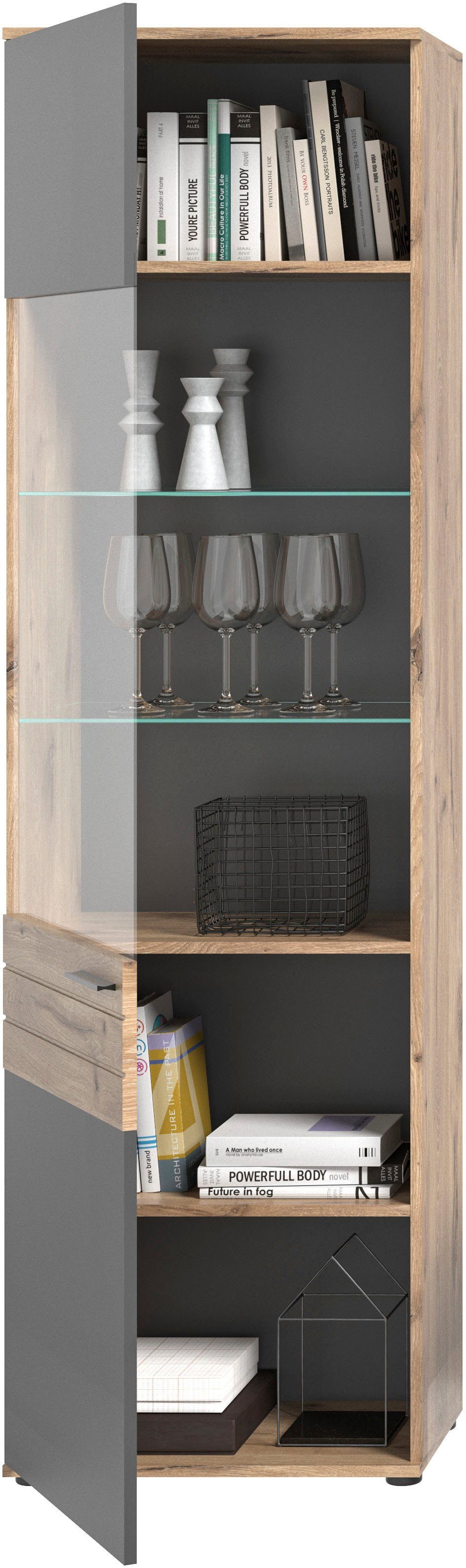 INOSIGN Vitrinekast Riga Hoogte 200 cm