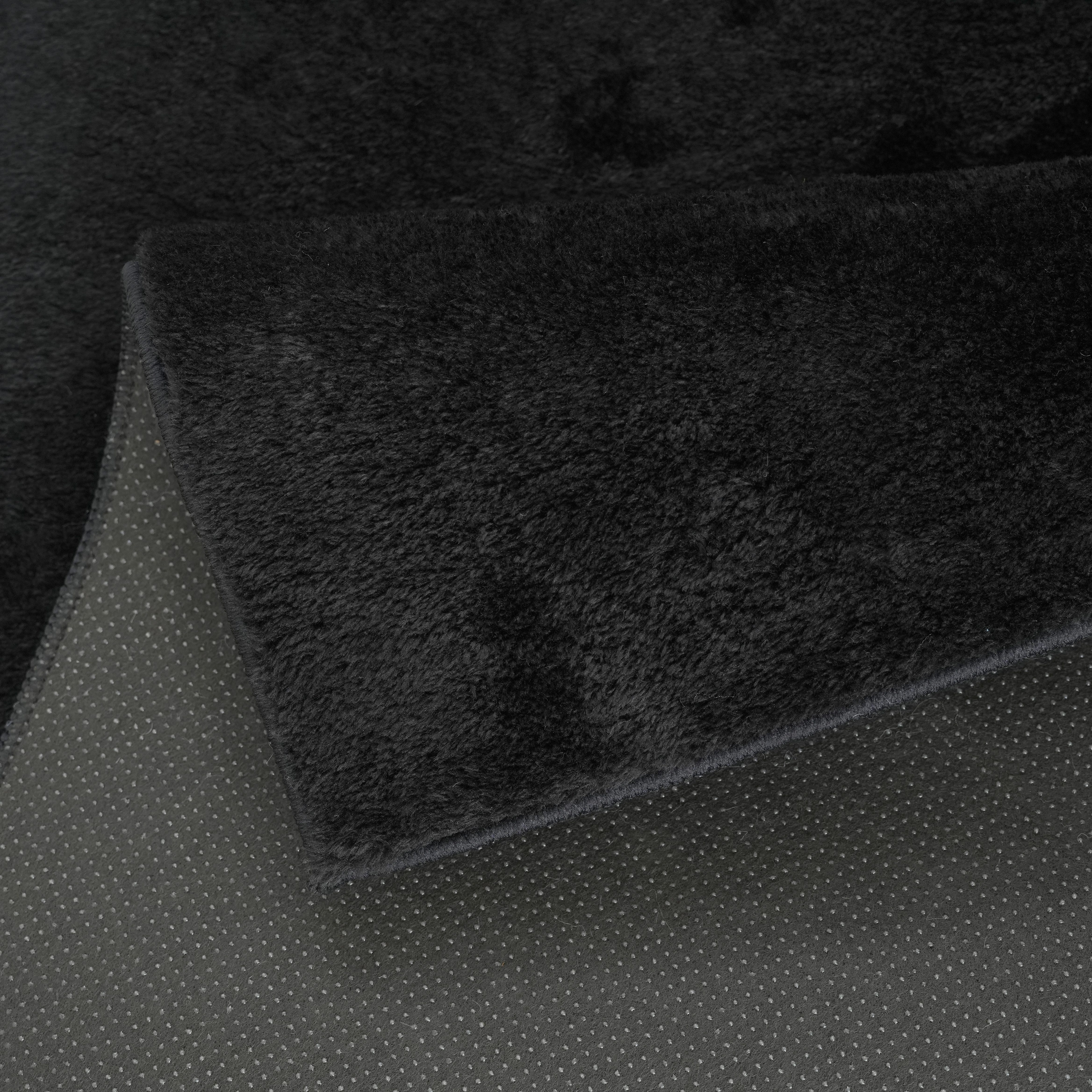 my home Vloerkleed Cali, kunstbont tapijt Effen kleuren, knuffelig en zacht, wasbaar, woonkamer, slaapkamer