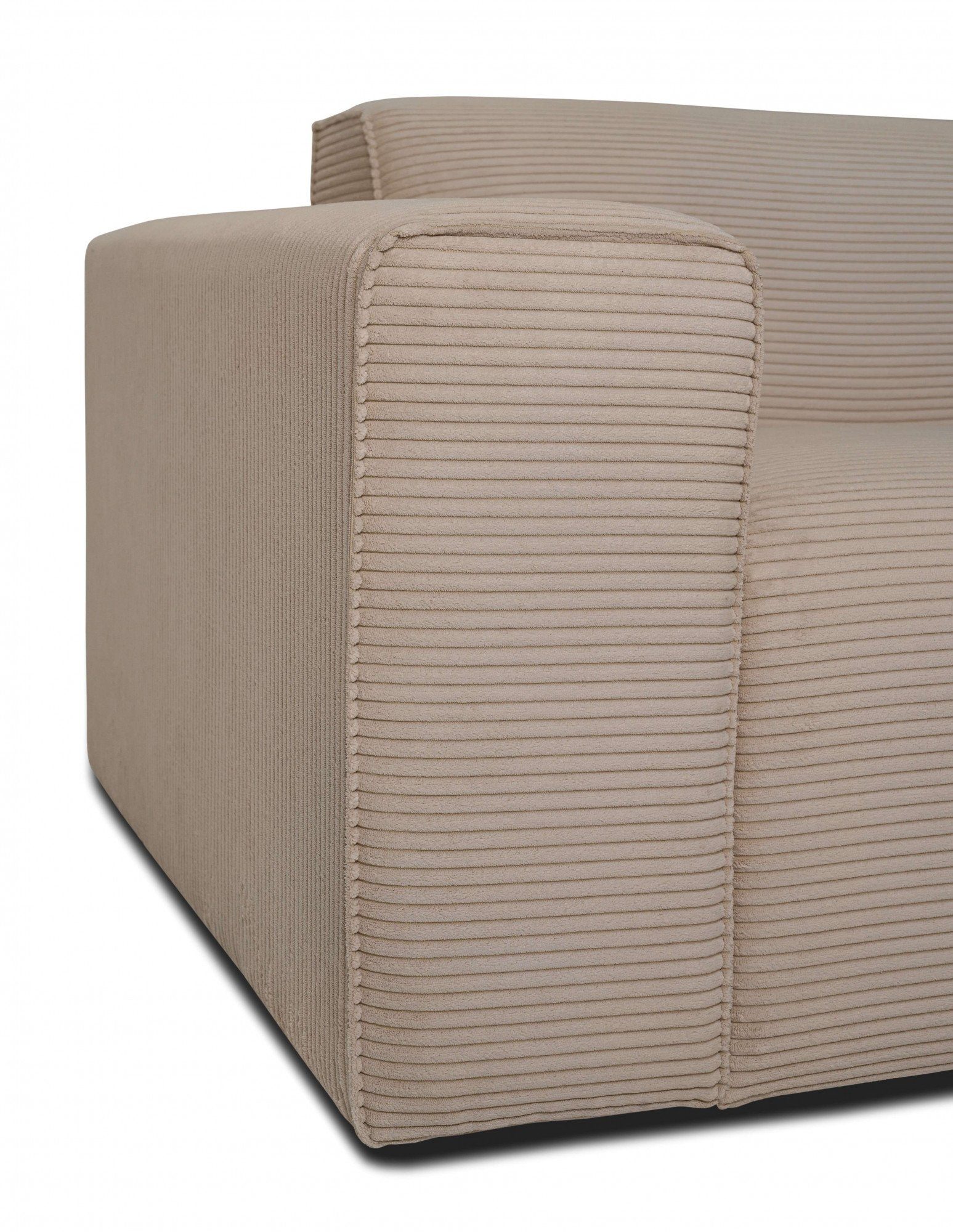 INOSIGN Zithoek Clayton in een trendy ribfluwelen bekleding, diverse combinaties mogelijk
