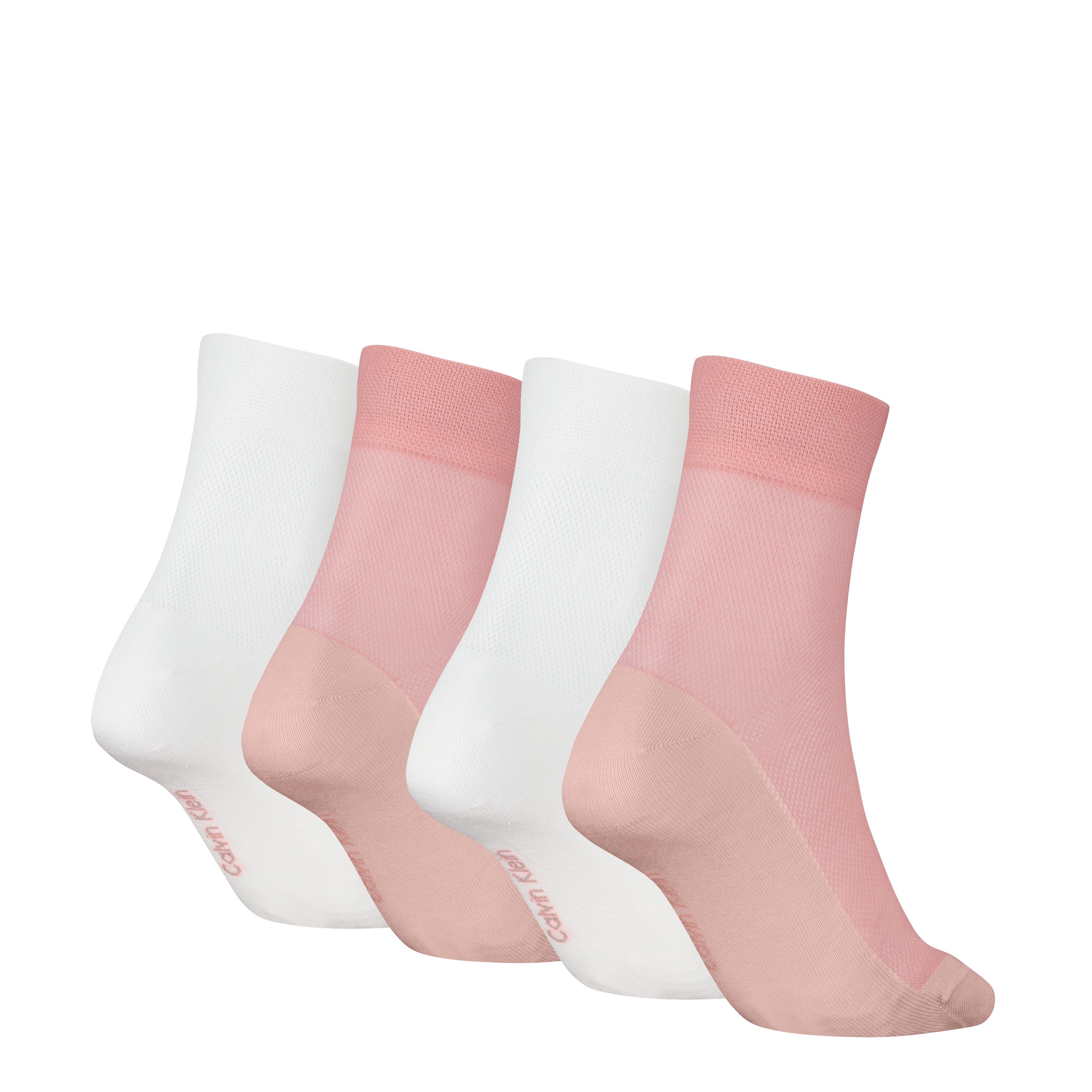 Calvin Klein Jeans Sokken CKJ WOMEN SHORT SOCK 4P MESH ECOMM (4 paar)