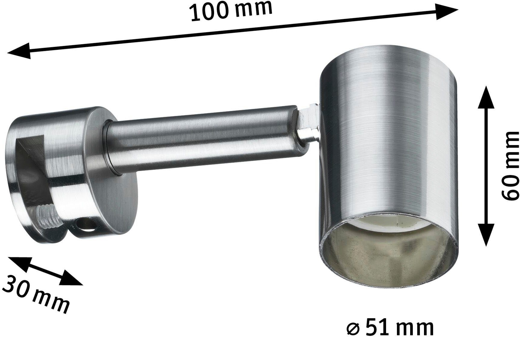 Paulmann Spiegellamp Galeria LED Simplo Geborsteld ijzer incl. Lichtbron 1x5,3W GU10 GU10, Galeria LED Simplo Ijzer geborsteld incl. lichtbron 1x5,3W GU9 (1 stuk)
