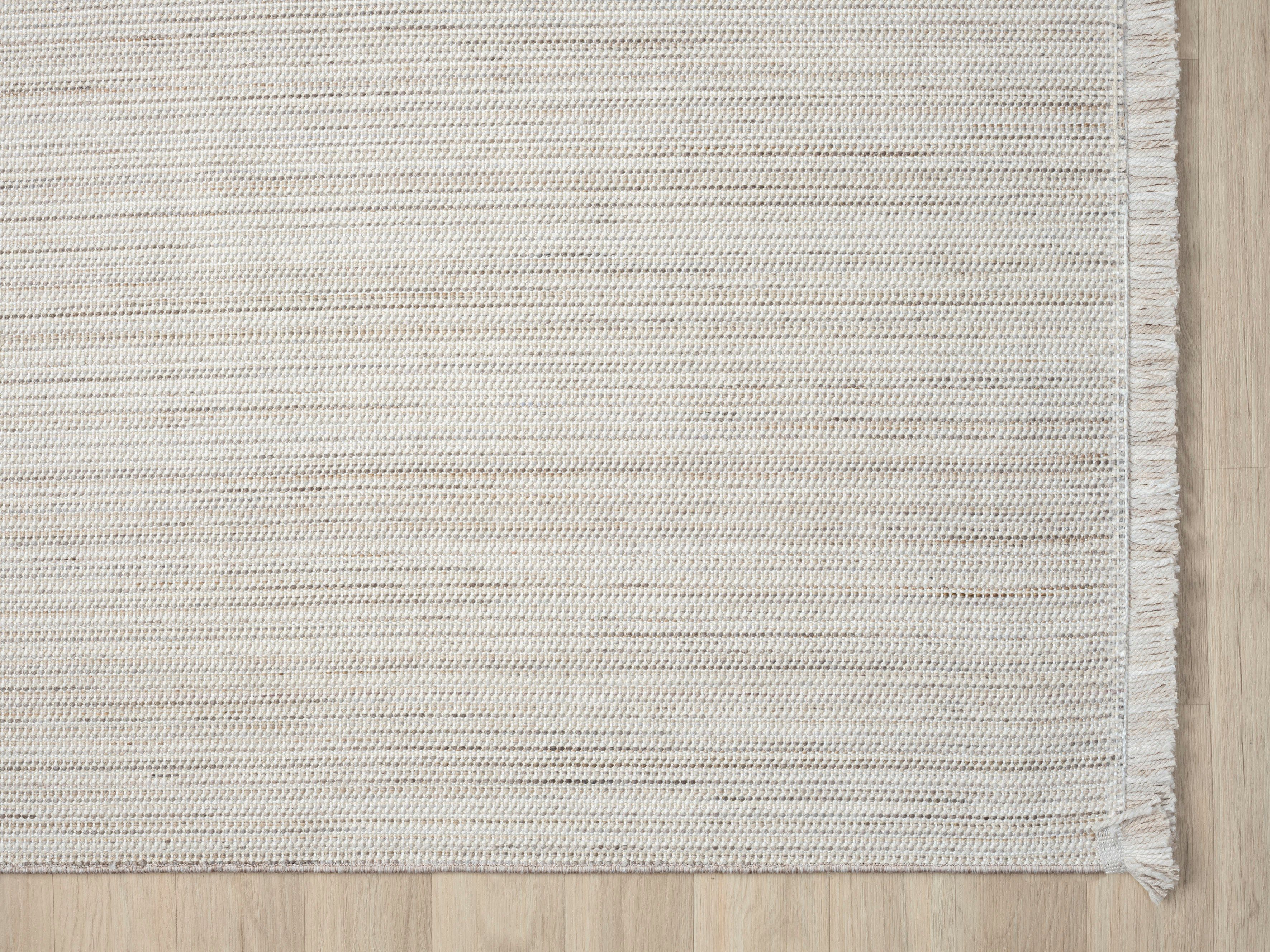Myflair Möbel & Accessoires Vloerkleed AVA Uni-kleuren, gemêleerd, sisal-look, ook in rond verkrijgbaar, met franjes