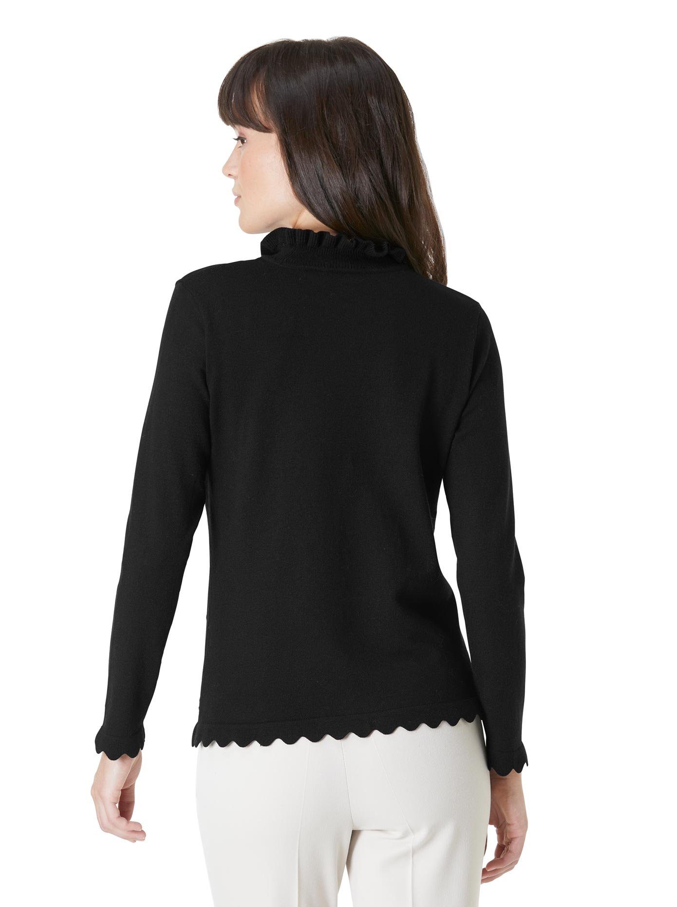 CREATION L PREMIUM Trui met staande kraag Viscose-modaltrui