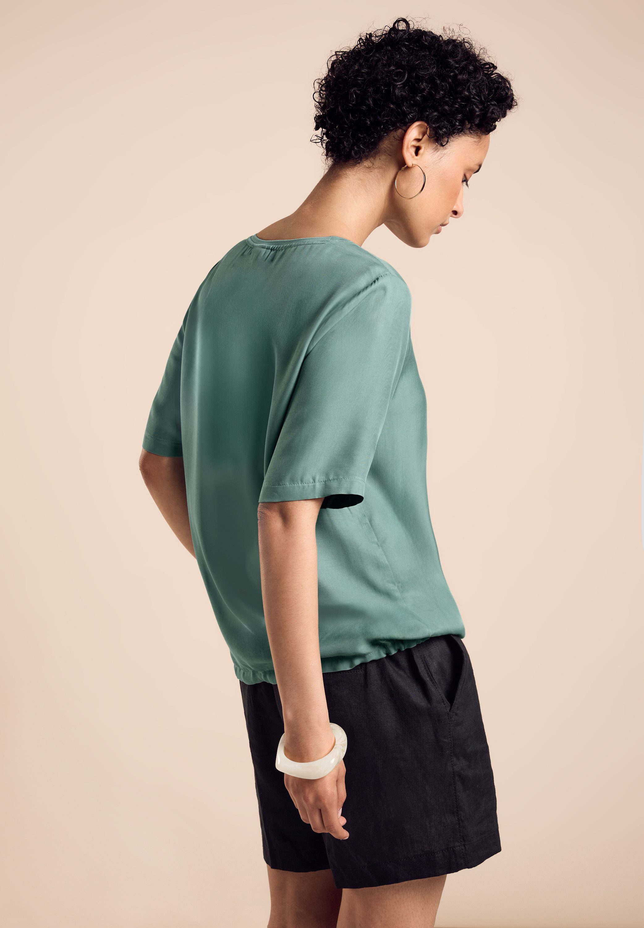 STREET ONE Shirtblouse met een rijgkoord