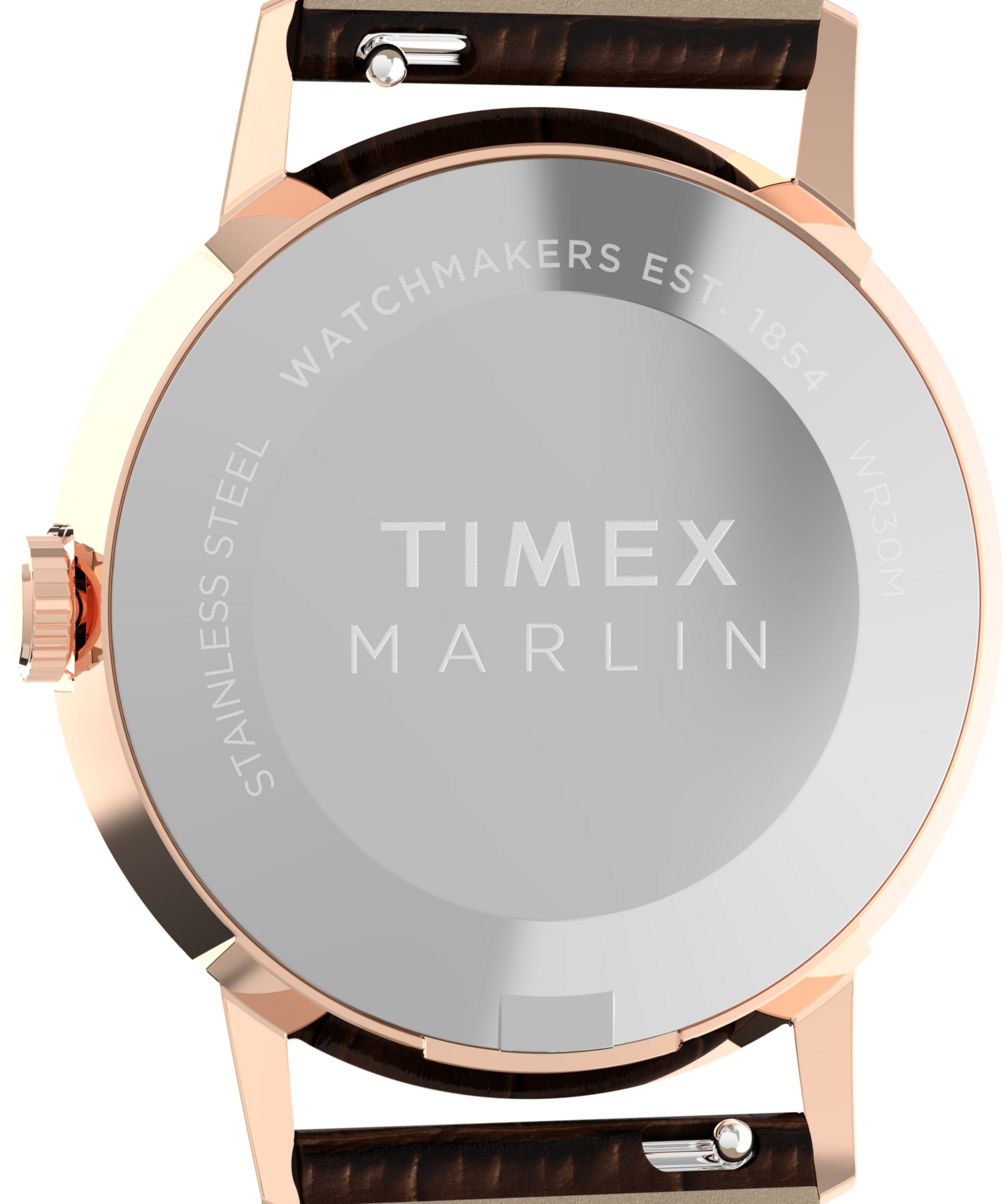 Timex Kwartshorloge Marlin Armbandhorloge, dameshorloge, leren armband, fluorescerende wijzers