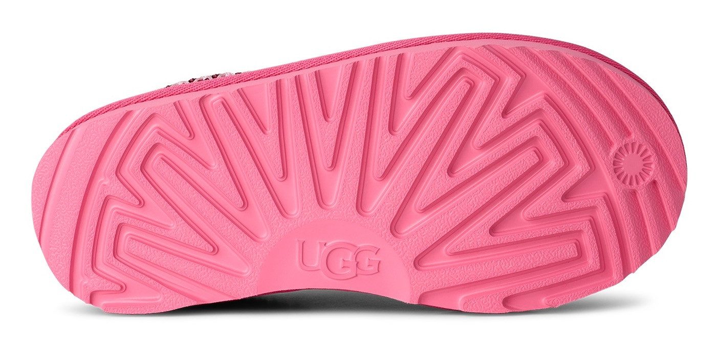 UGG Pantoffels K TASMAN II plateau clog, mule, pantoffel met lamswol
