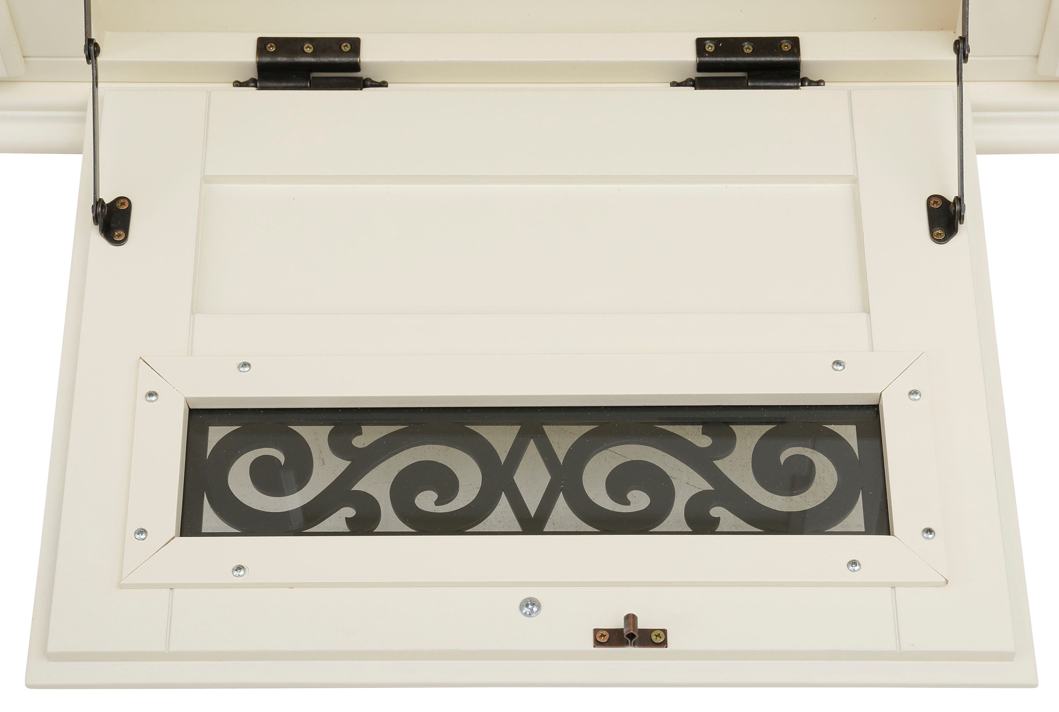 Home affaire Highboard Arabesk Vitrine met decoratieve frezingen, breedte 160 cm