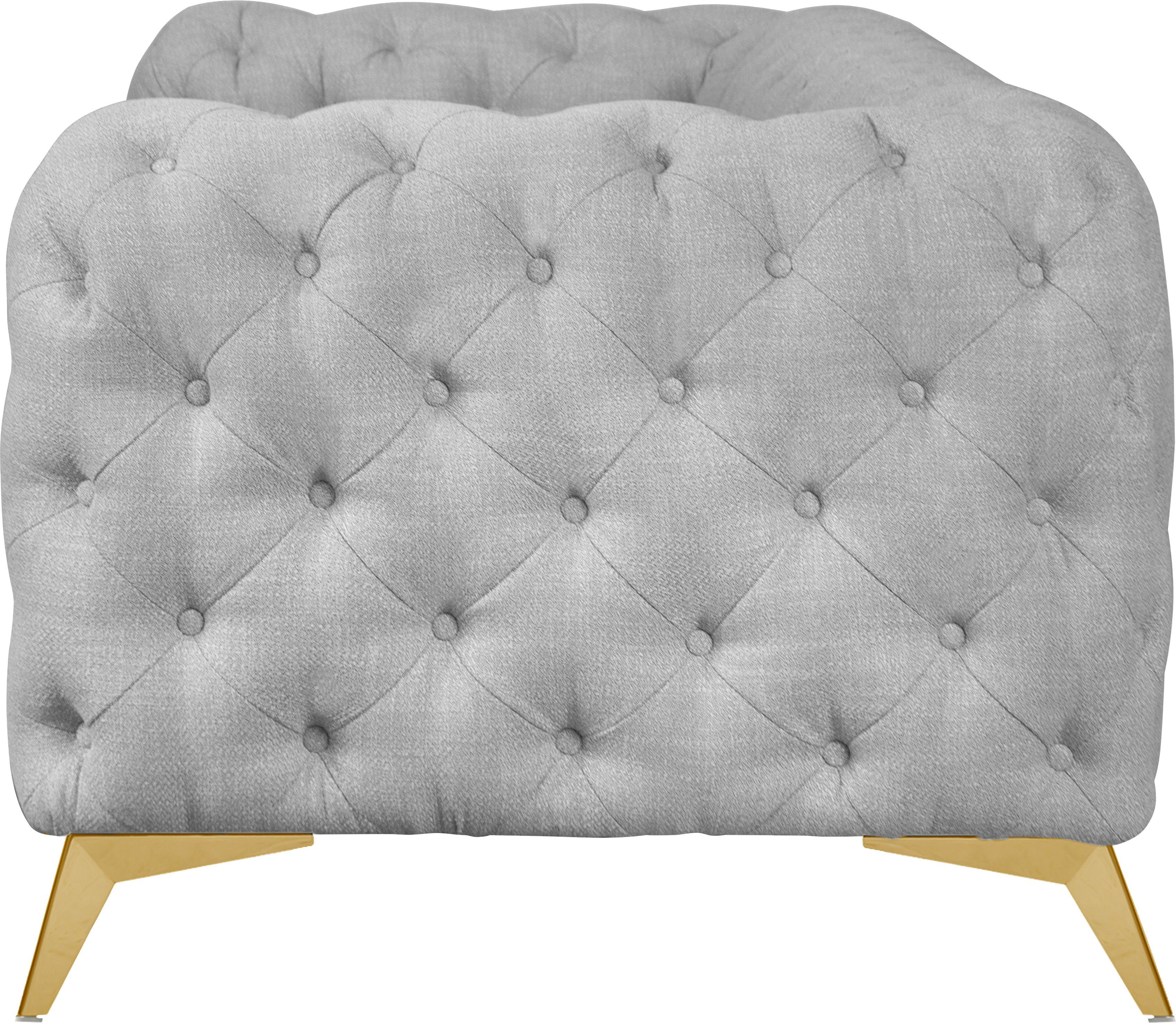 Leonique Chesterfield-bank Glynis luxueuze capitonnage, moderne chesterfield look, kleur van de poten ter keuze