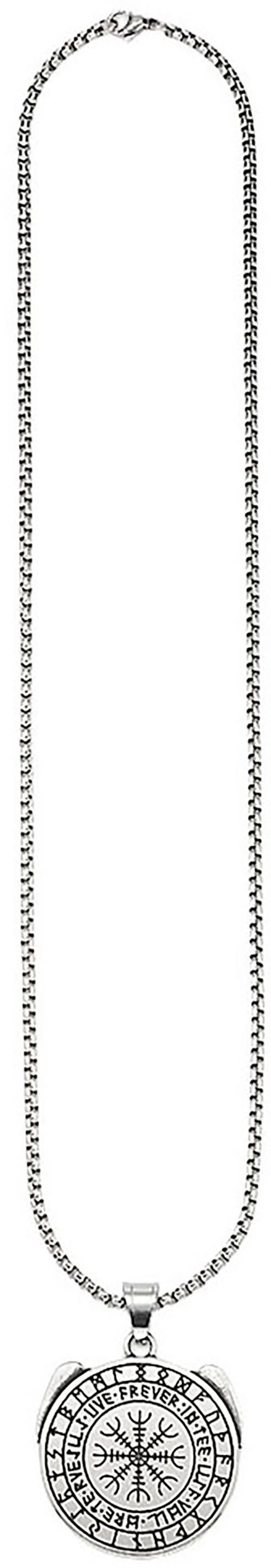 Bruno Banani Ketting met hanger Sieraad cadeau roestvrijstalen ketting met ronde hanger