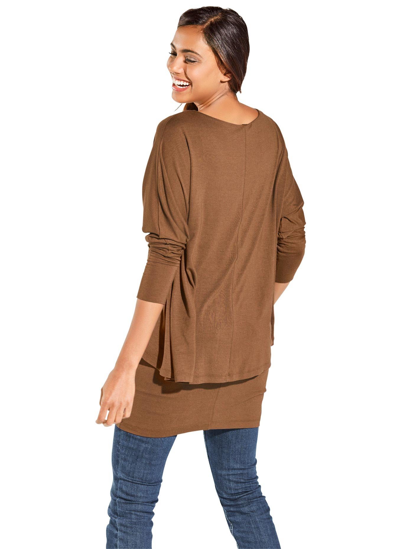 LINEA TESINI by Heine Shirt met ronde hals (1-delig)