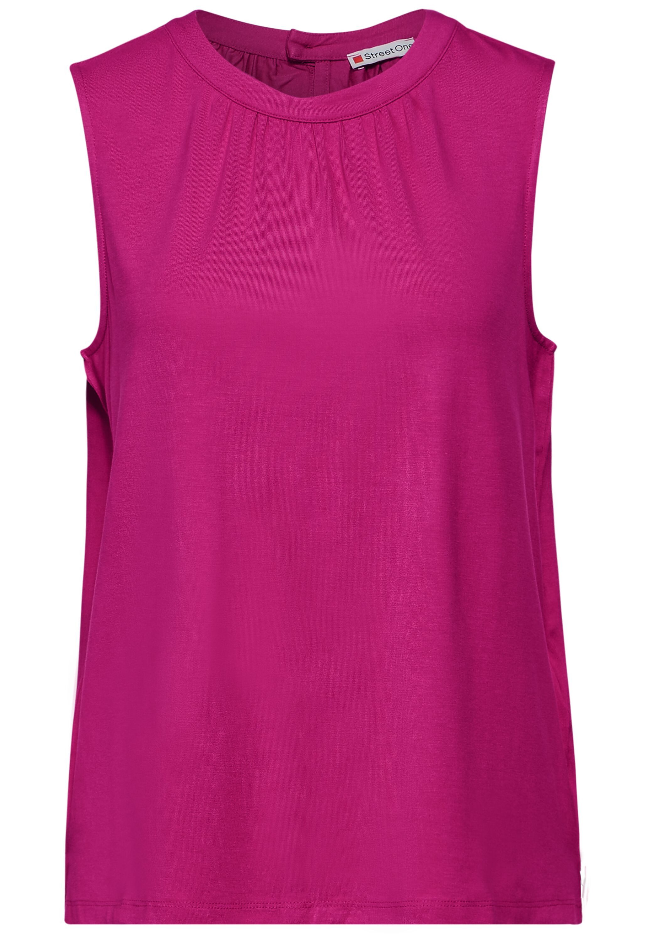 STREET ONE Shirttop van een viscose-elastaan mengsel