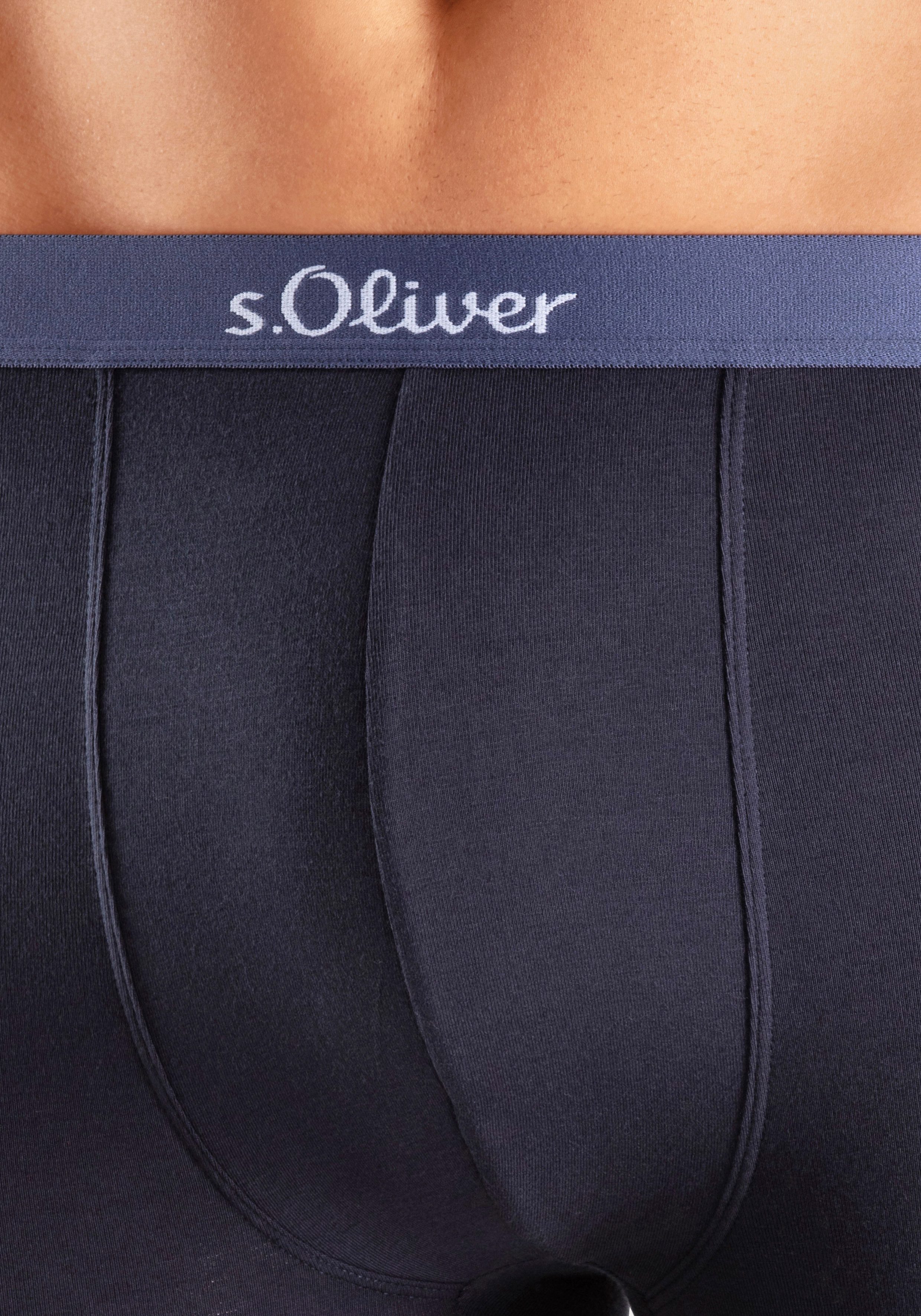 s.Oliver RED LABEL Beachwear Boxershort voor heren klassieke basis voor elke garderobe (3 stuks)