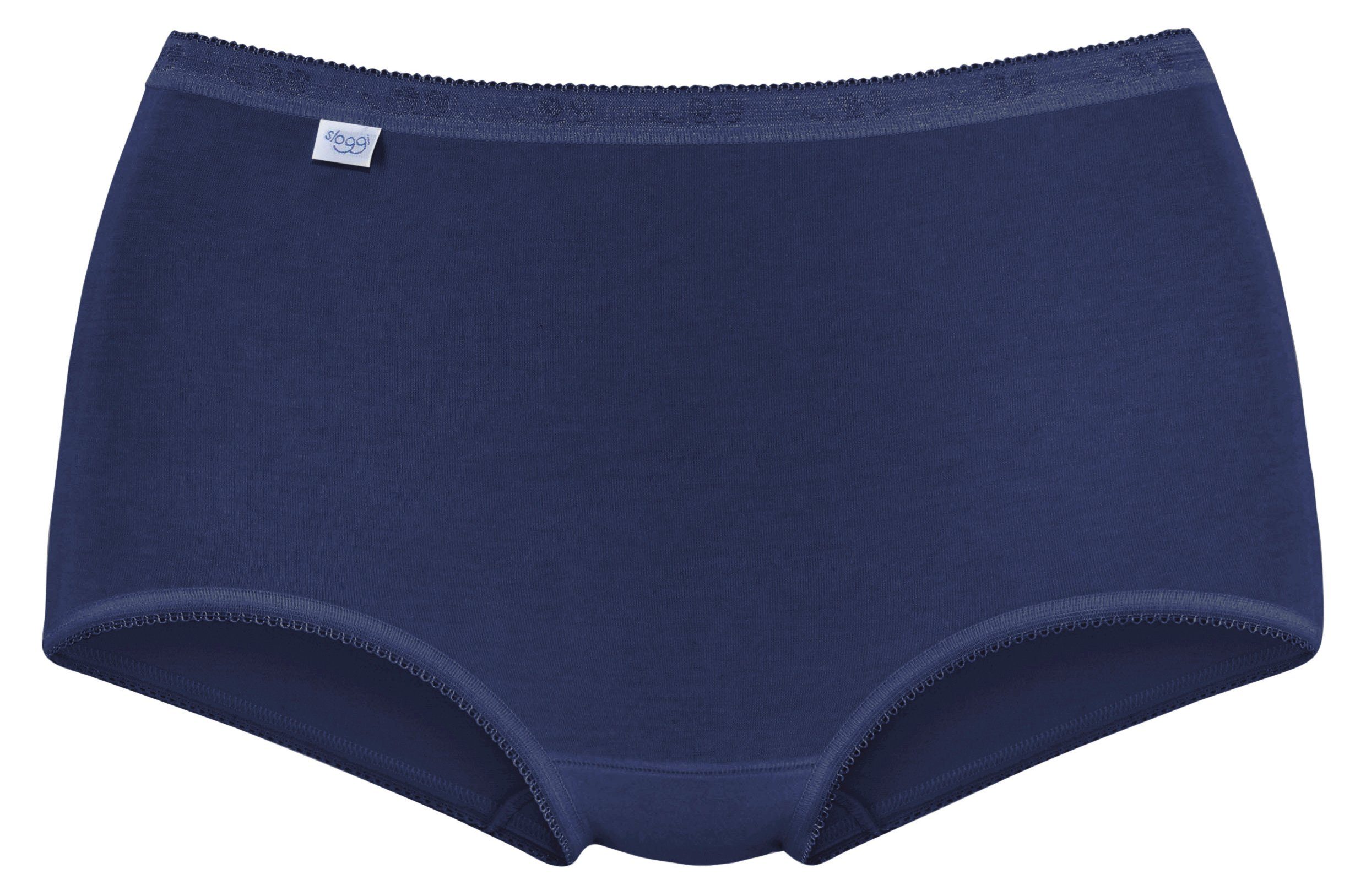 Sloggi Maxislip Basic + Katoenmix, zachte naden, hoge taille, elastisch (Set van 4)