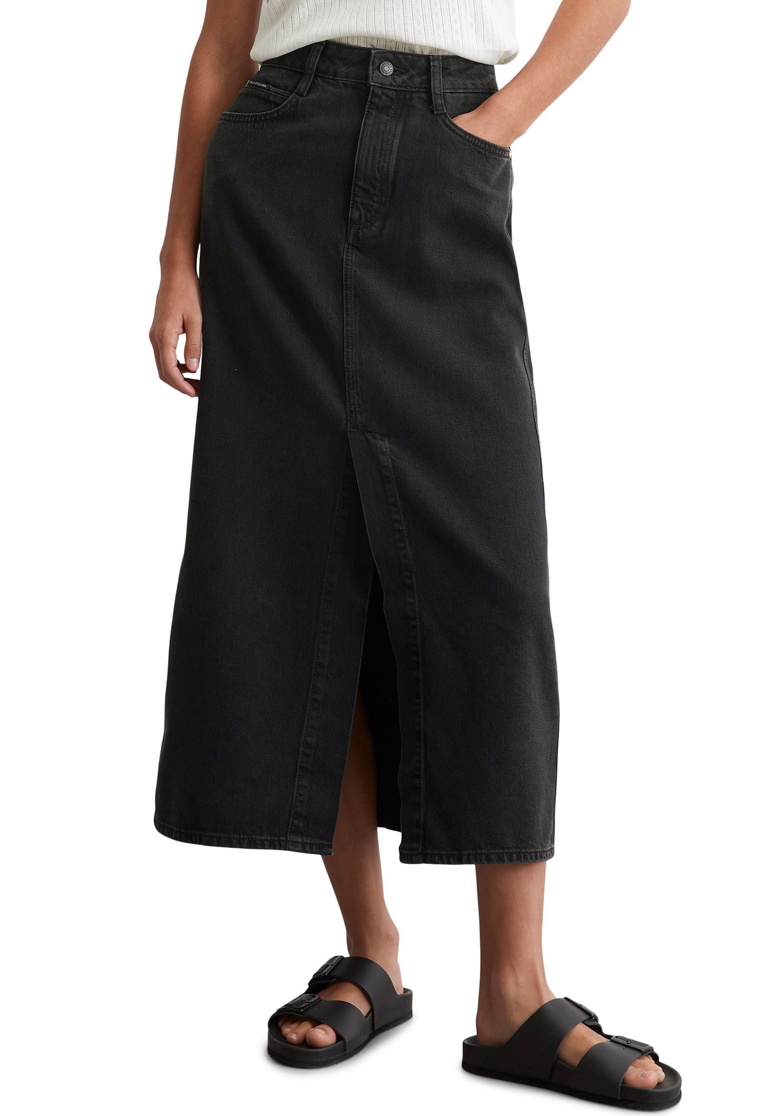 Marc O'Polo DENIM Jeans rok met loopopening voor