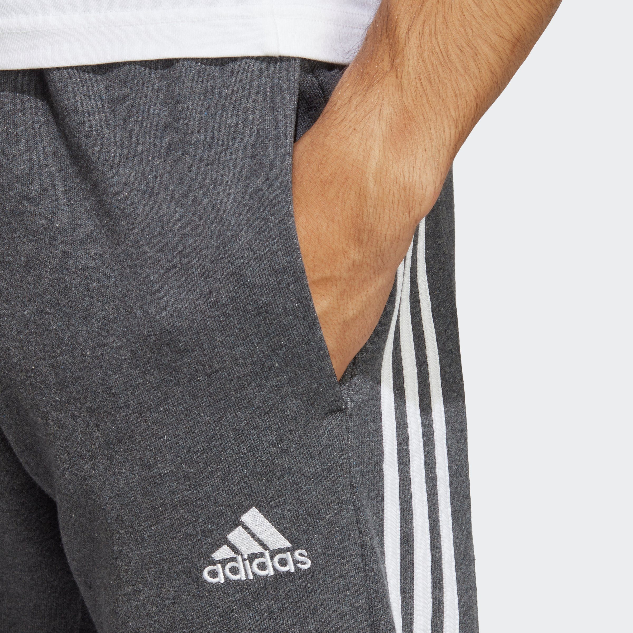 adidas Sportswear Sportbroek Essentials French Terry tapered boord 3-strepen broek (1-delig)